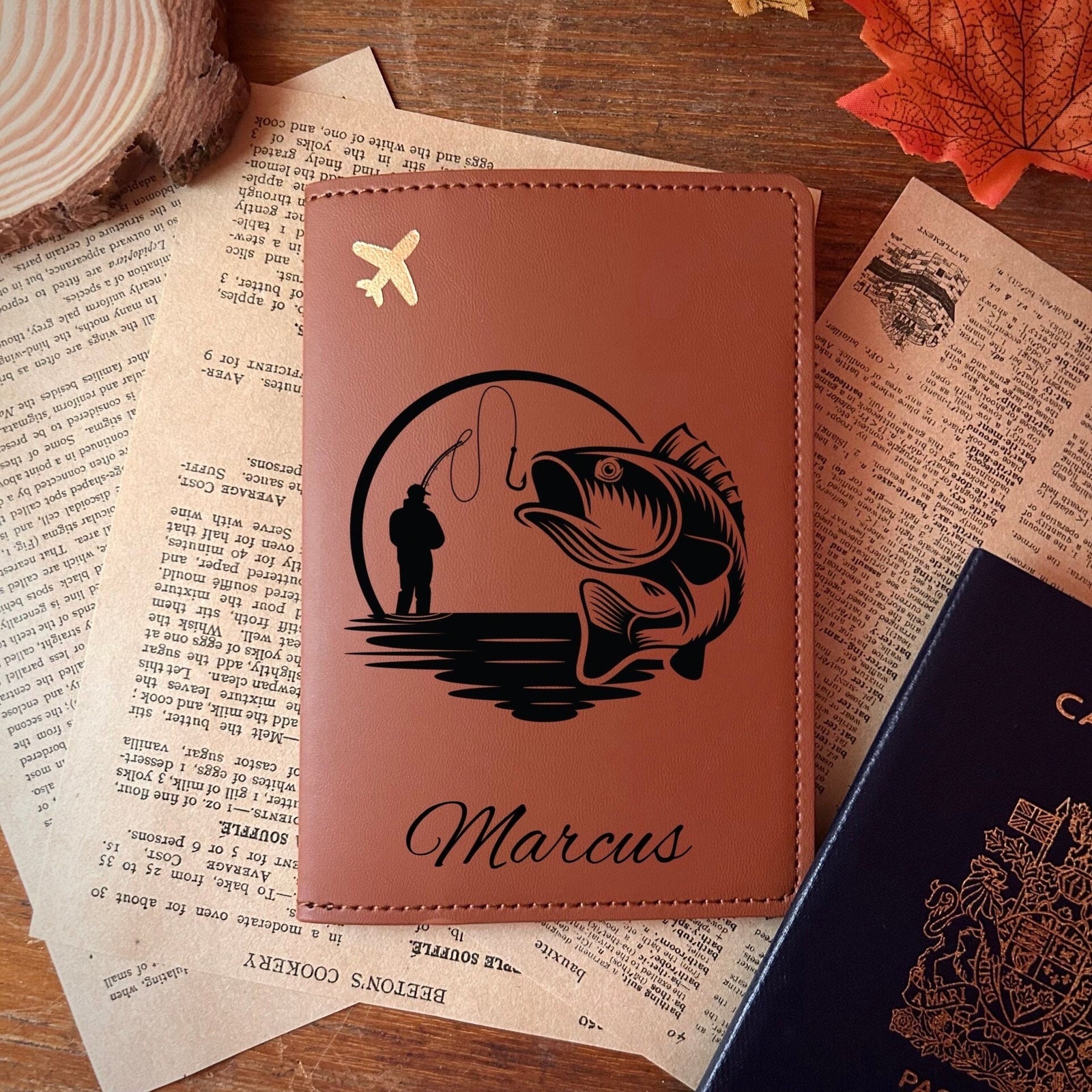 Fishing Passport Cover