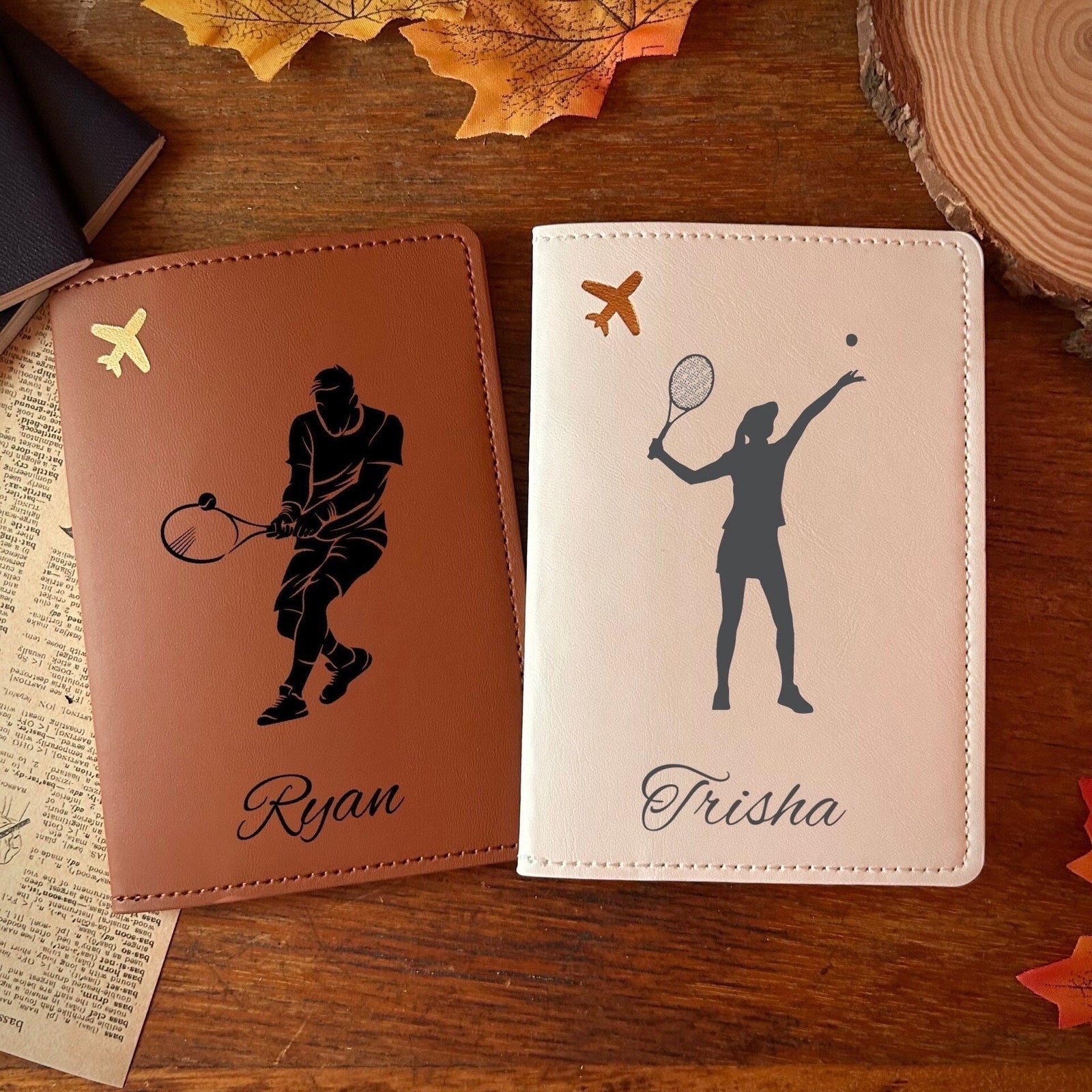 Tennis Passport Cover