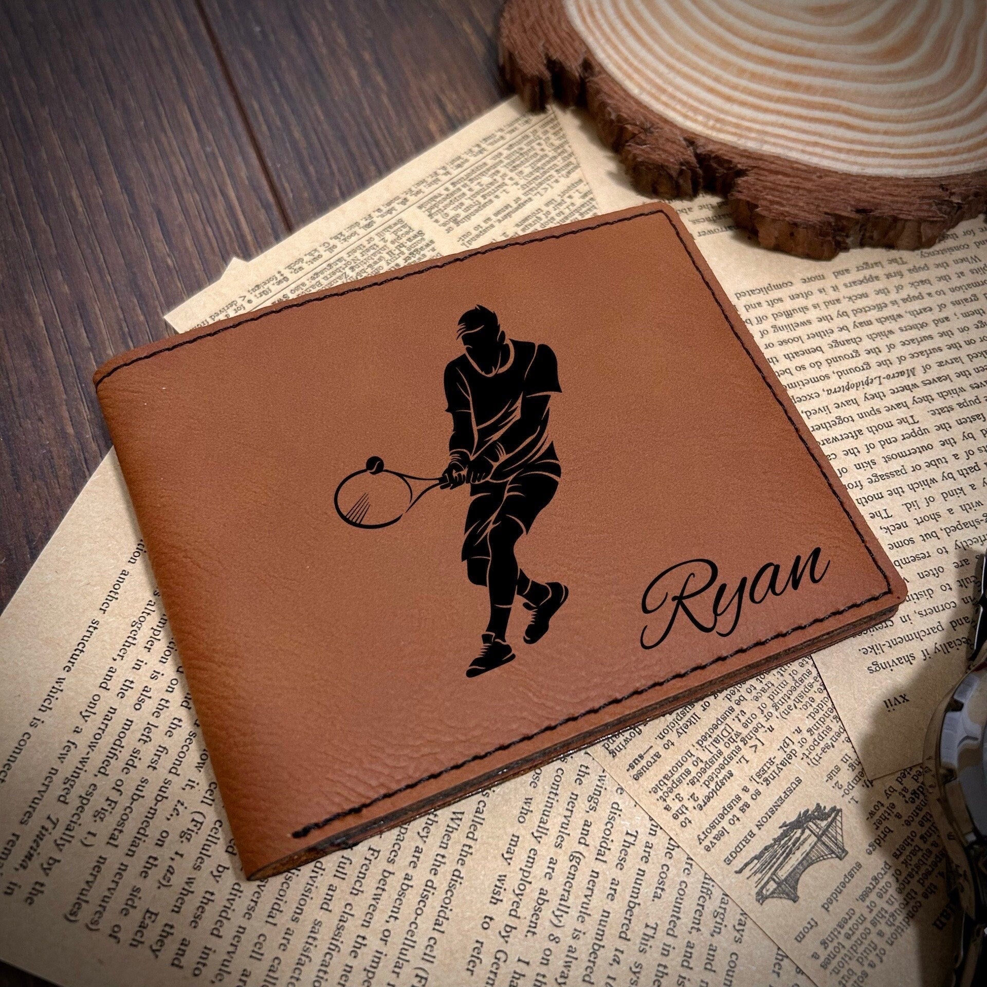 Tennis Leather Wallet