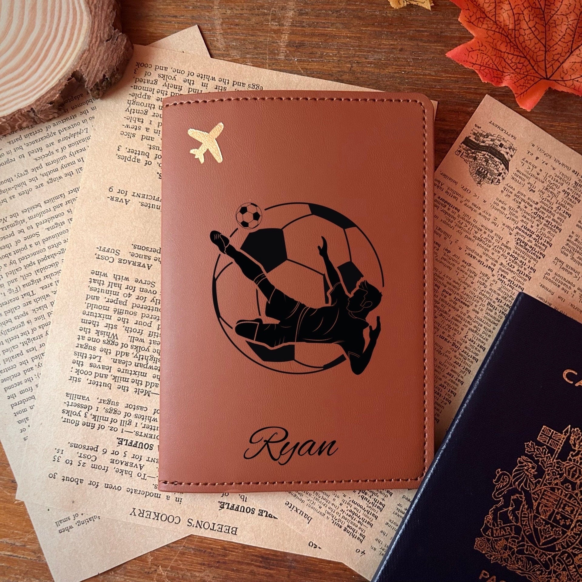 Soccer Passport Cover
