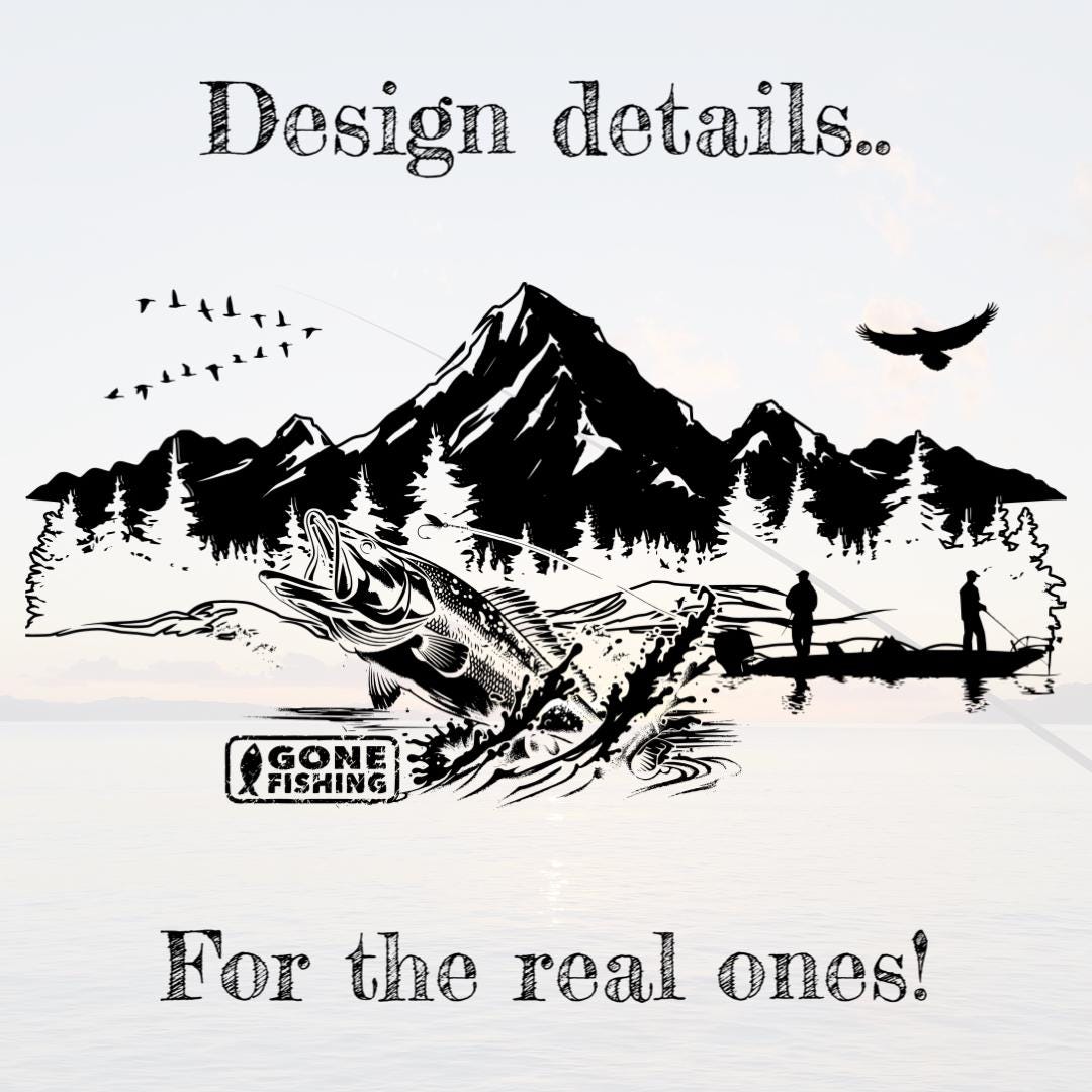 360 - Gone Fishing 20oz Engraved Tumbler