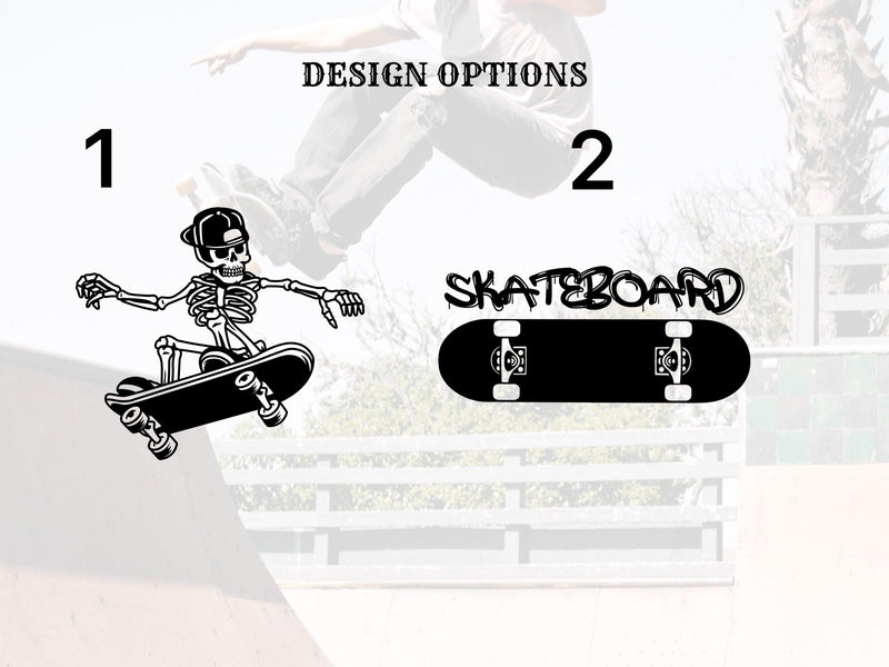 Skateboard Leather Wallet