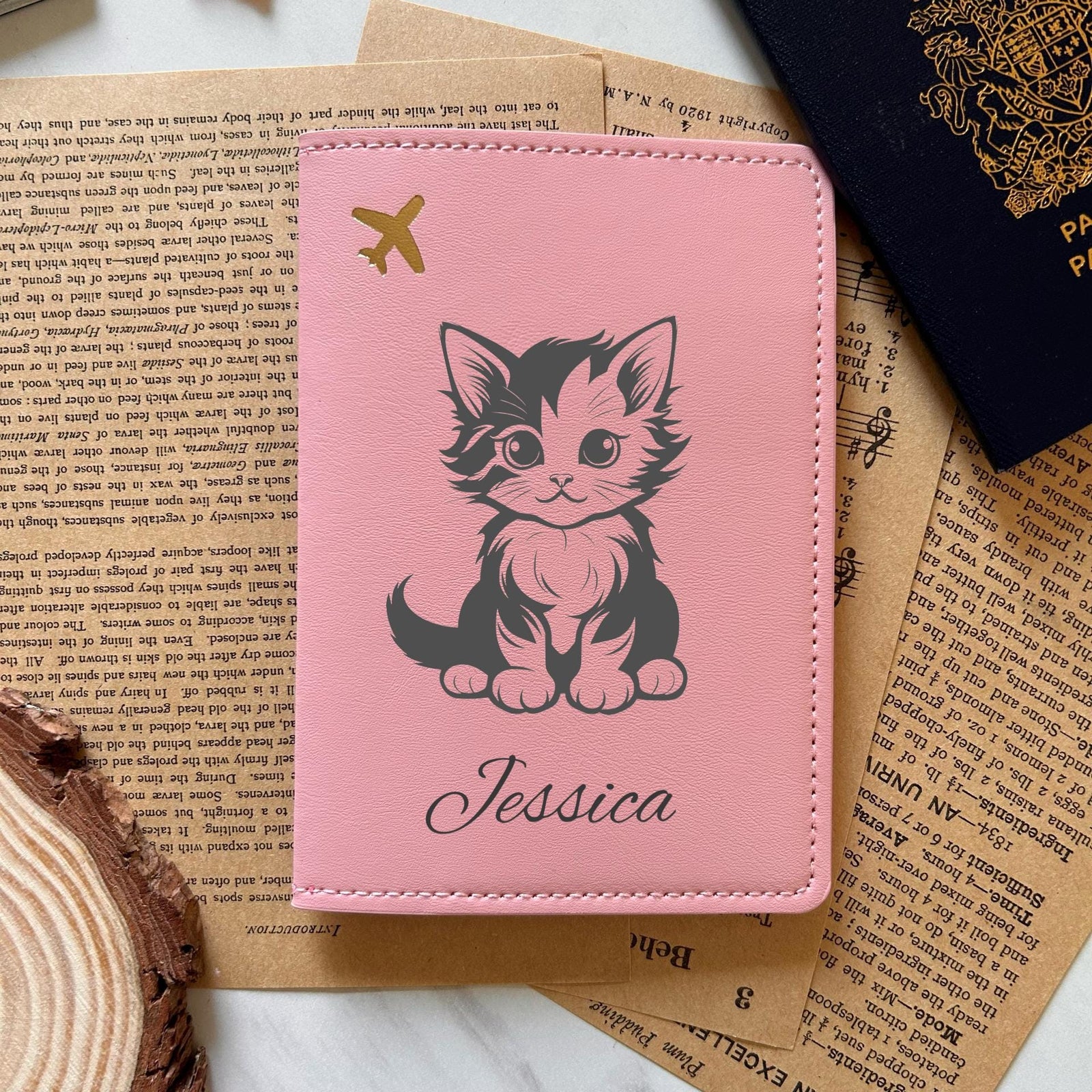 Kitty Passport Cover