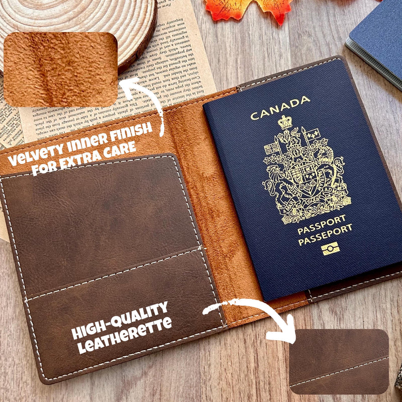 Gold Soccer Passport Cover