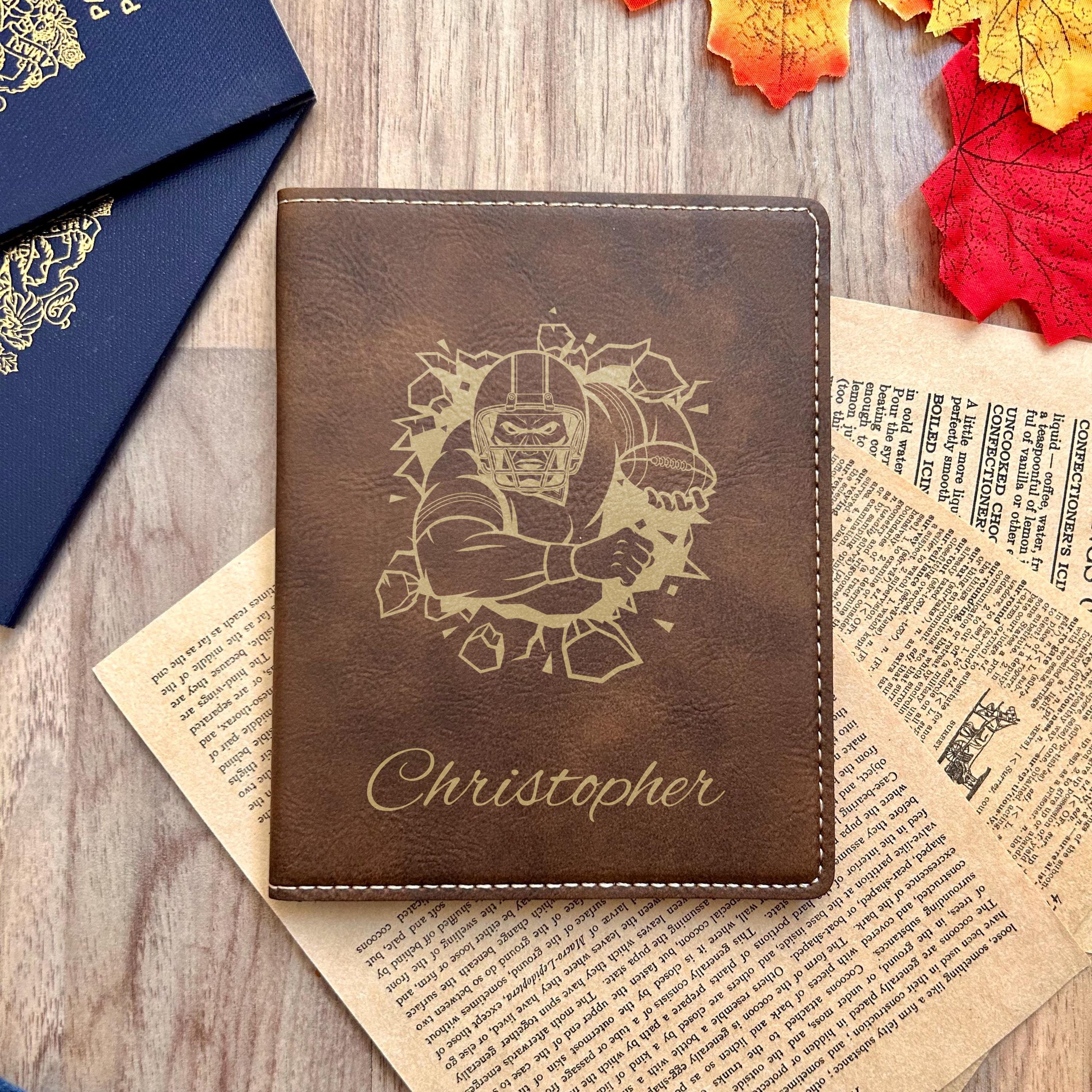 Gold Football Passport Cover