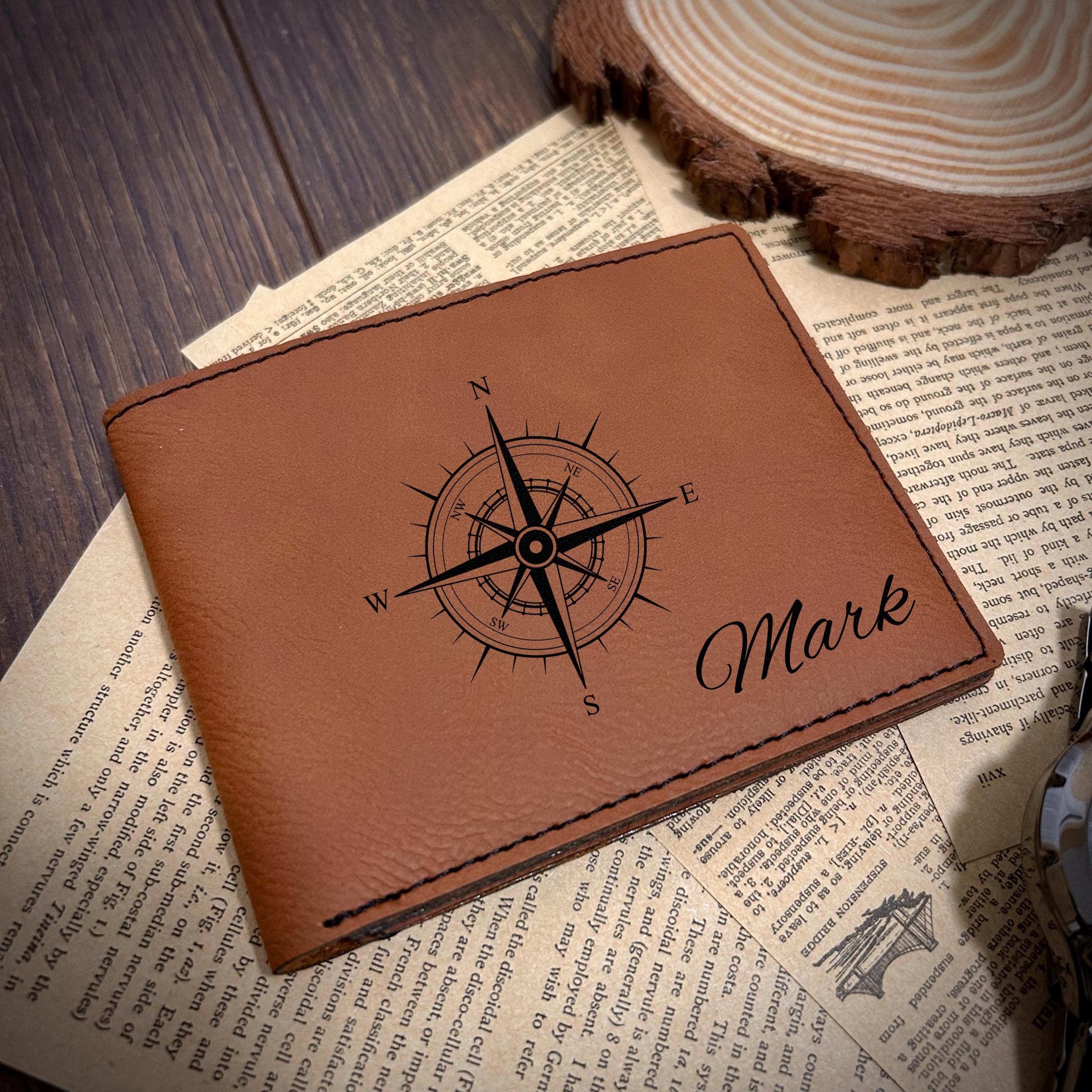 Compass Leather Wallet