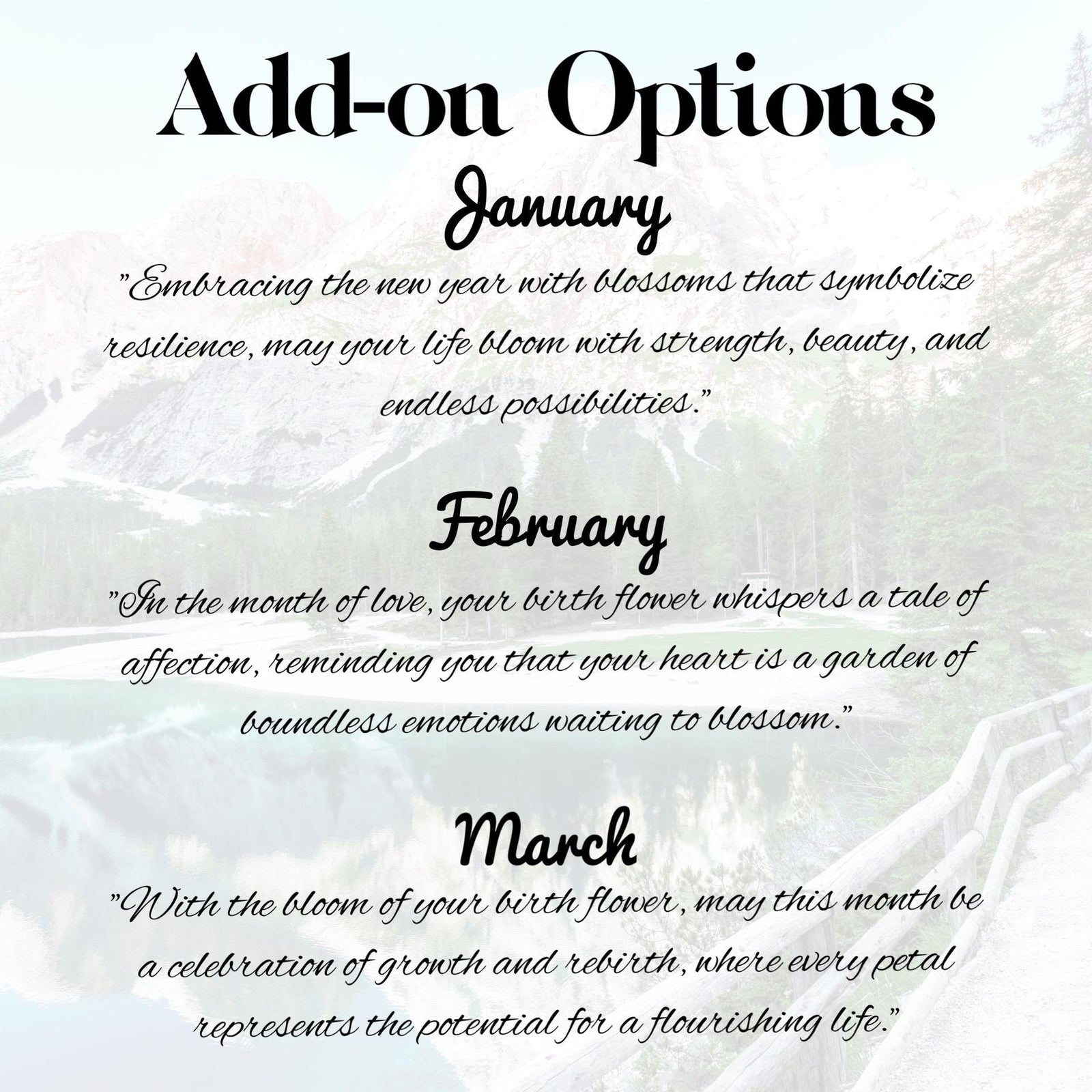 Birth Month Flower Passport Cover