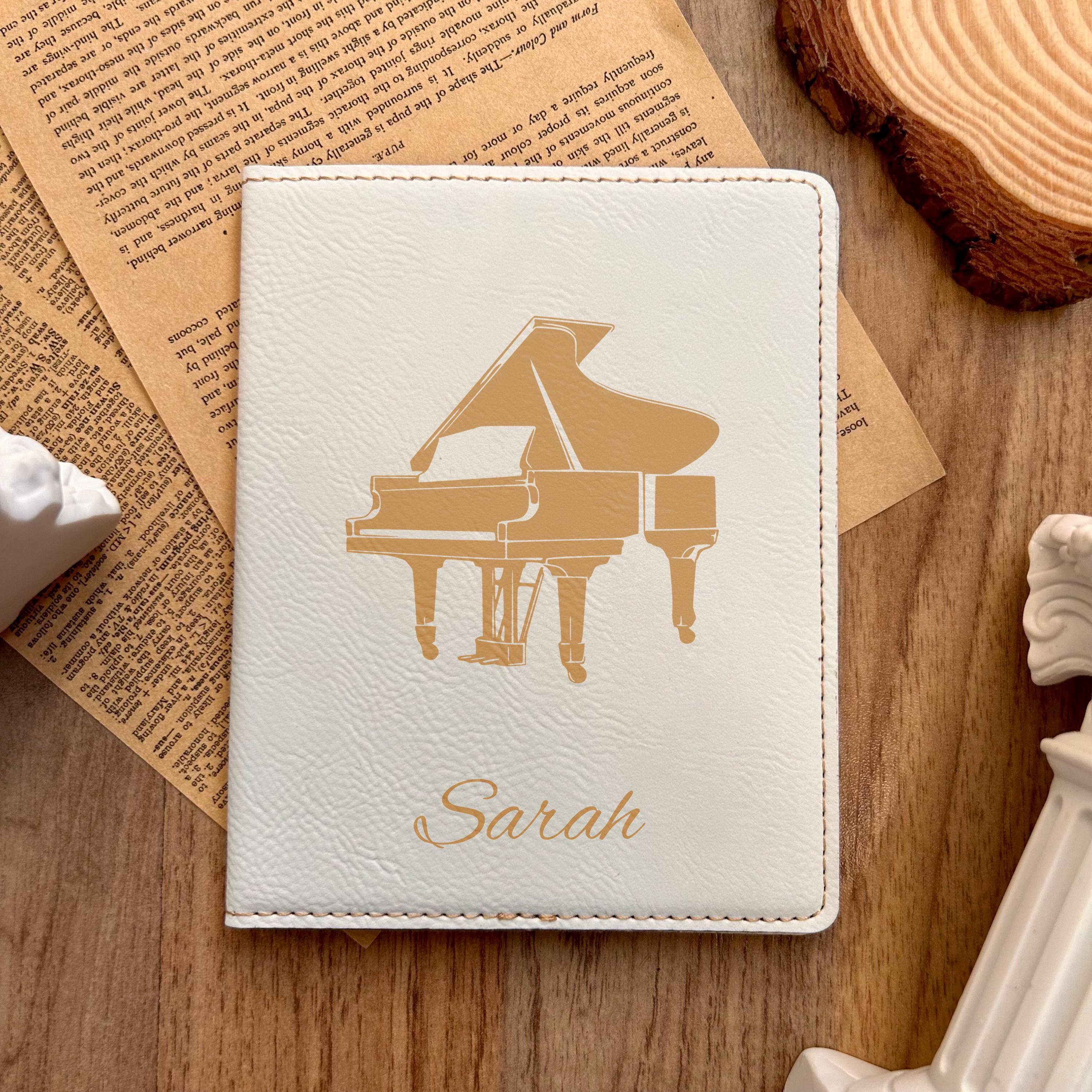 Gold Piano Passport Cover