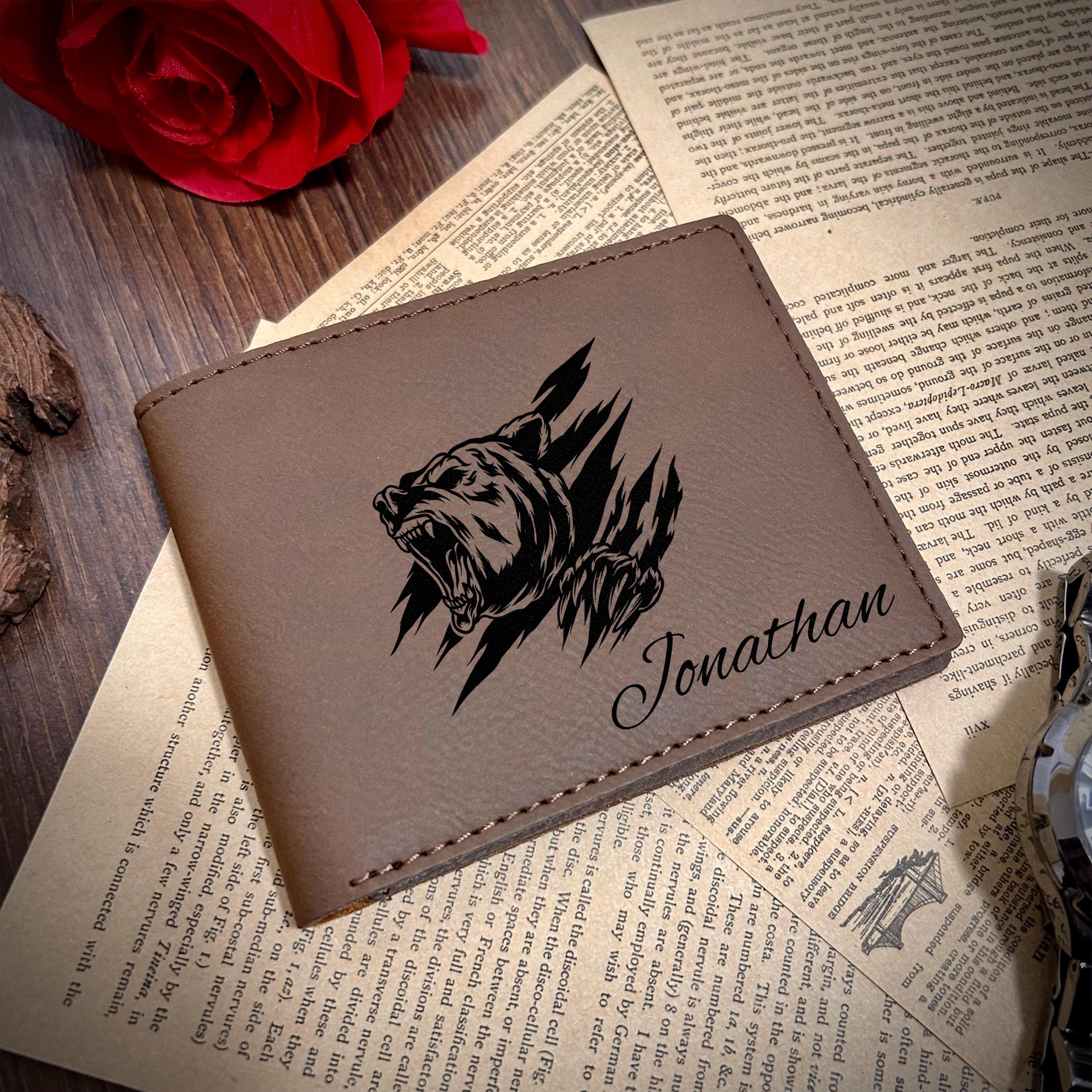 Bear Leather Wallet