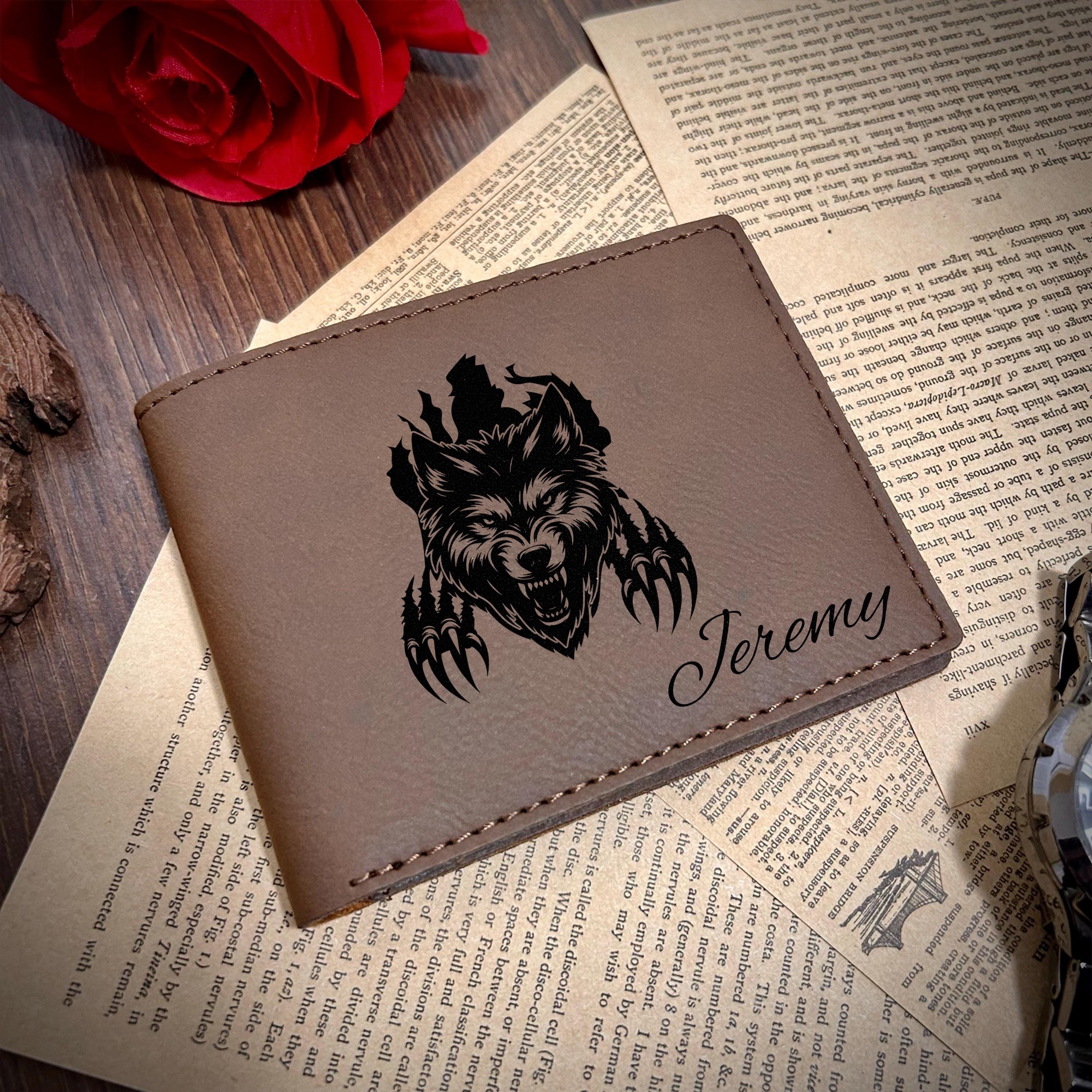 Wolf Leather Wallet