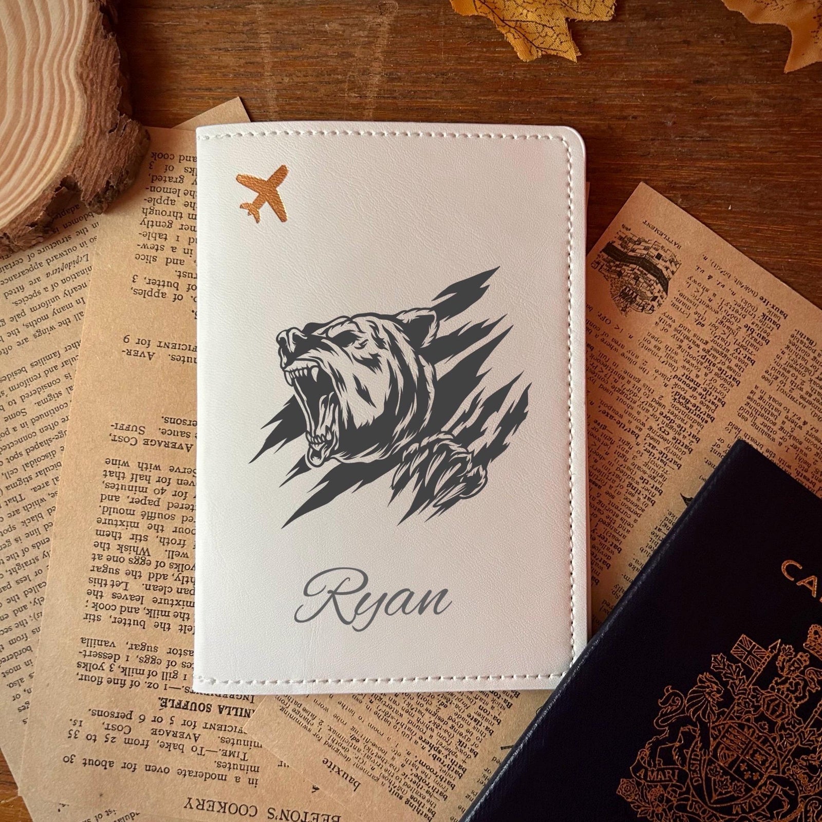 Bear Passport Cover