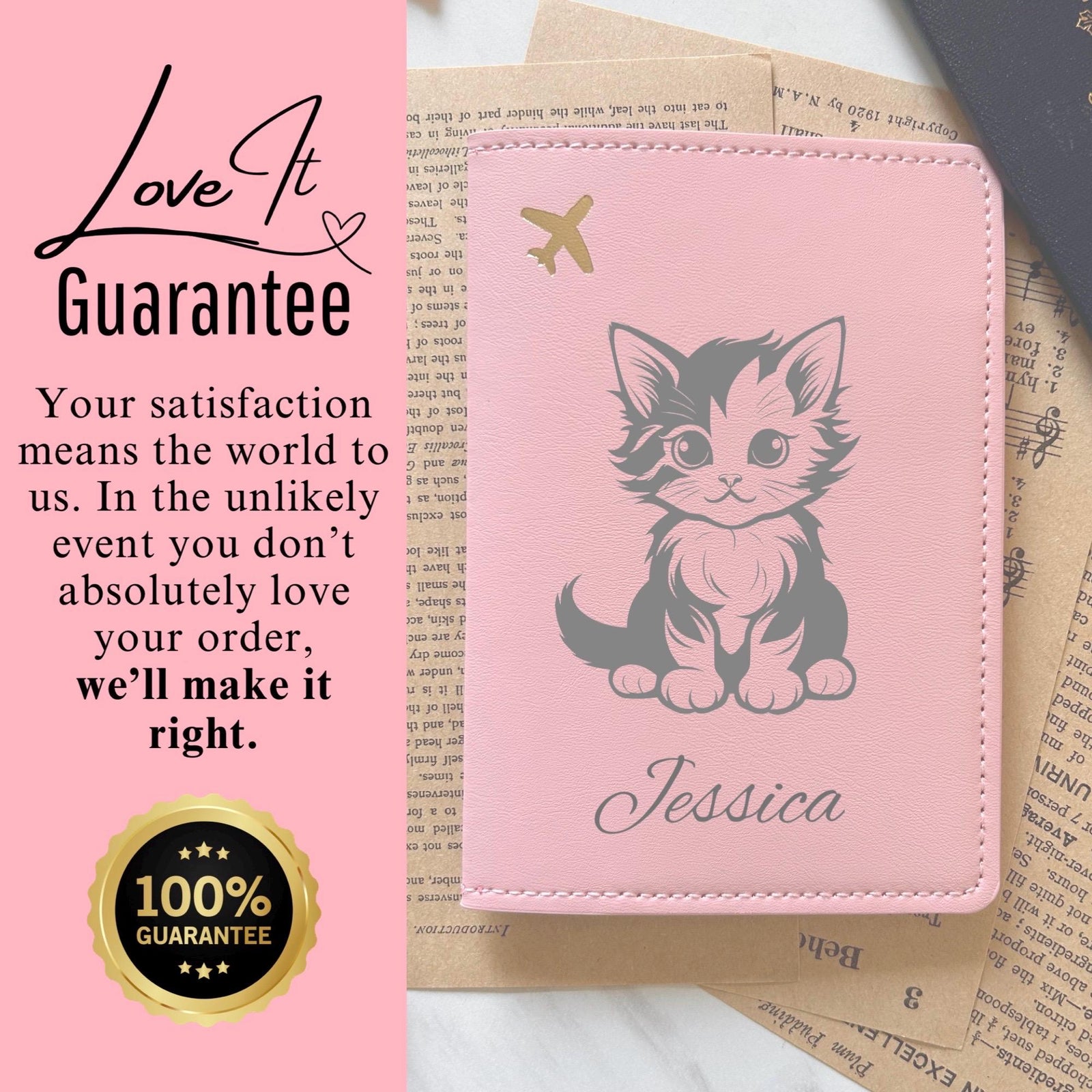 Kitty Passport Cover