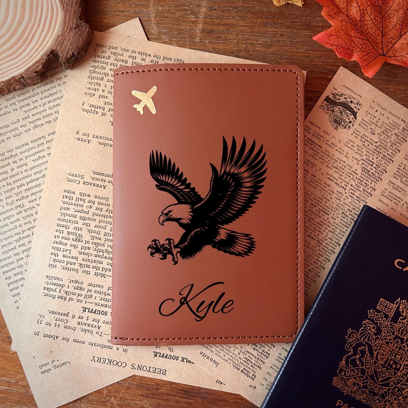 Eagle Passport Cover