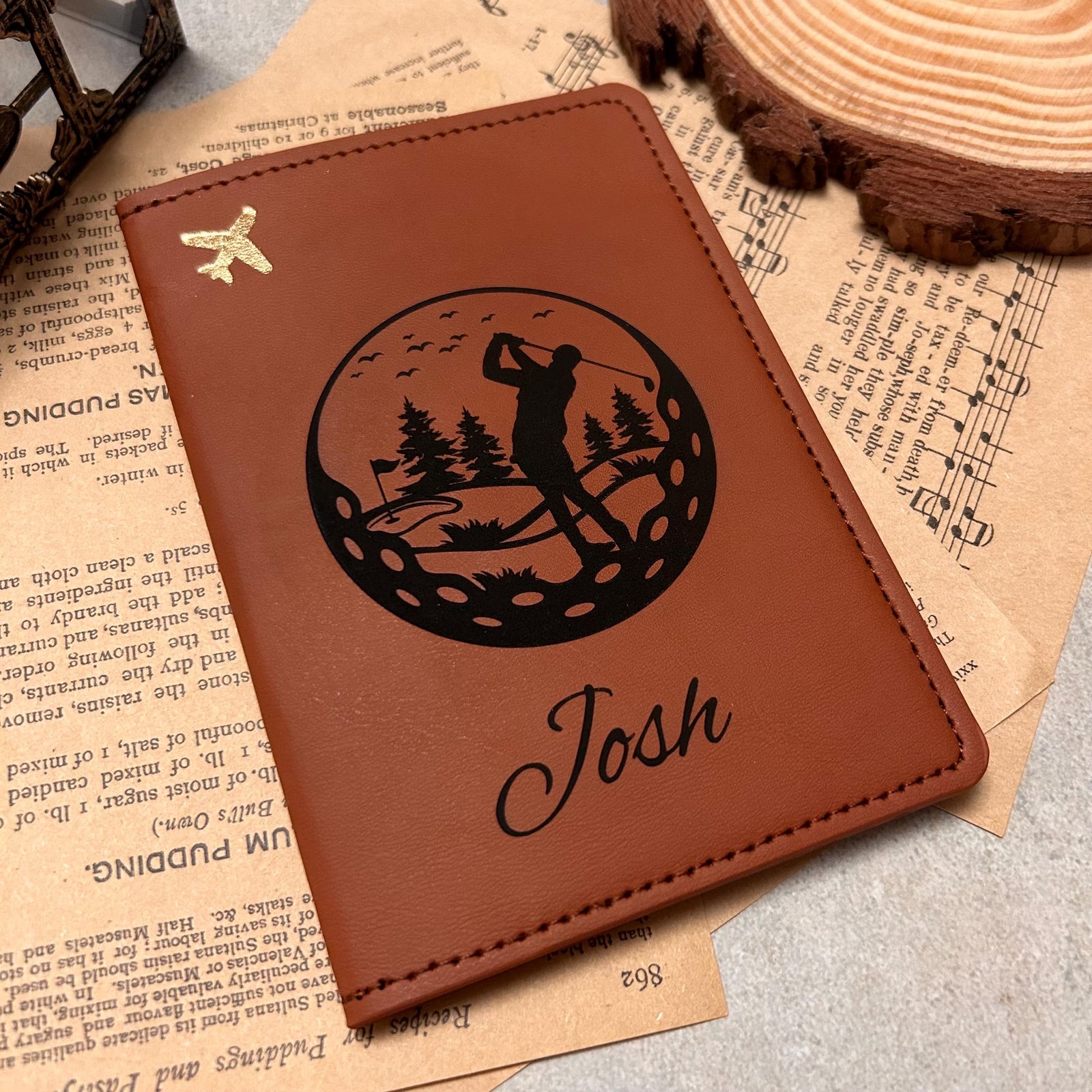 Golf Passport Cover