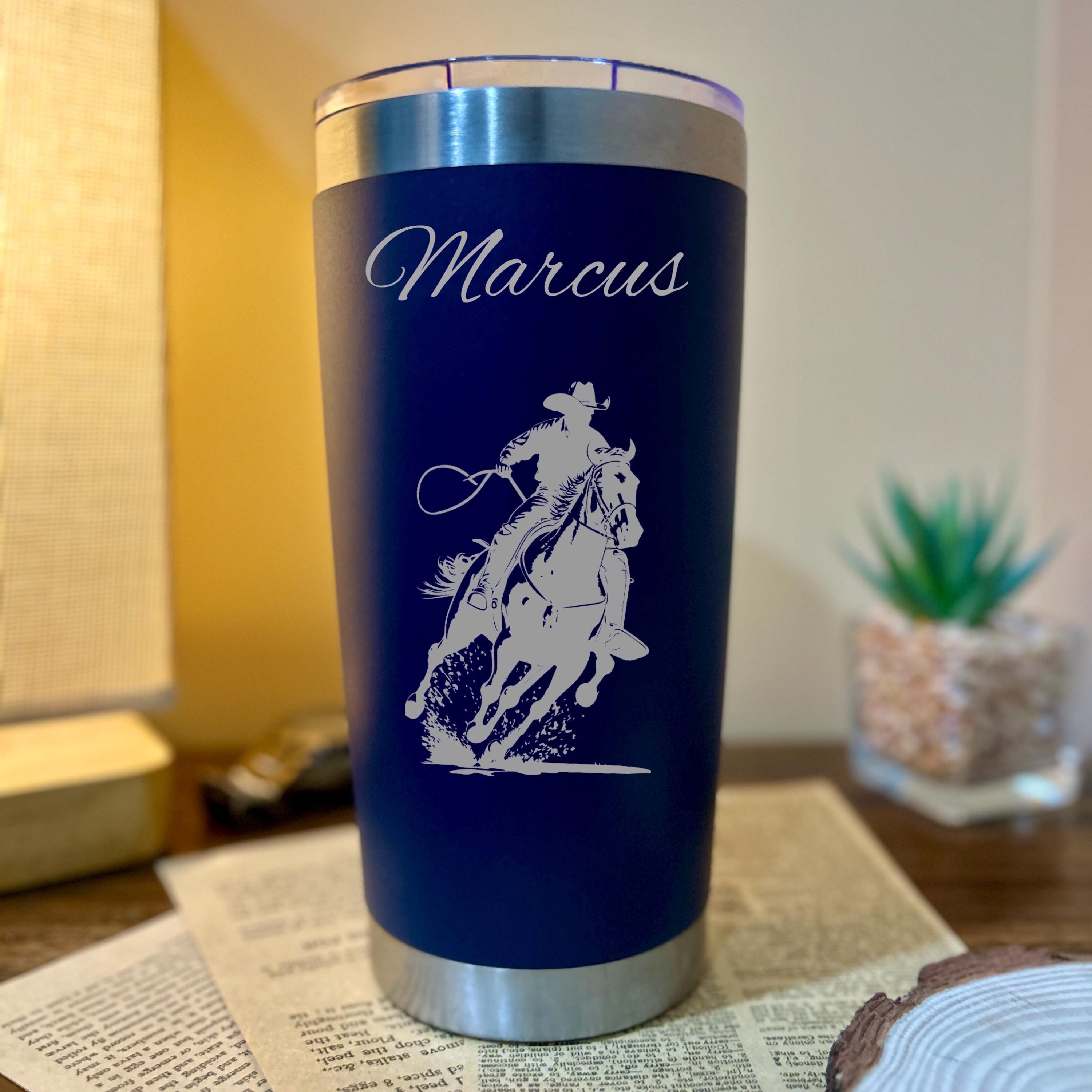 Cowboy 20oz Engraved Tumbler