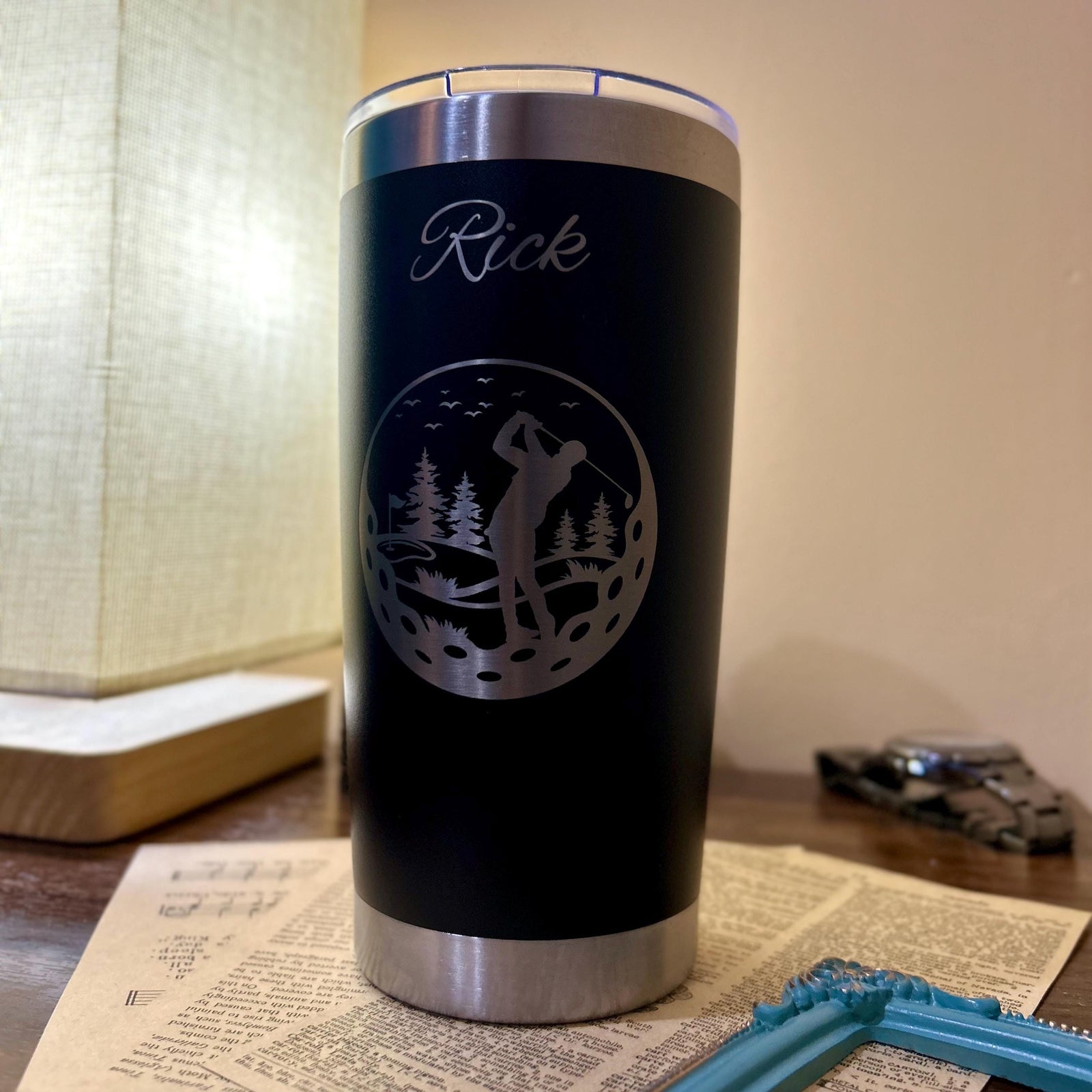 Golf 20oz Engraved Tumbler