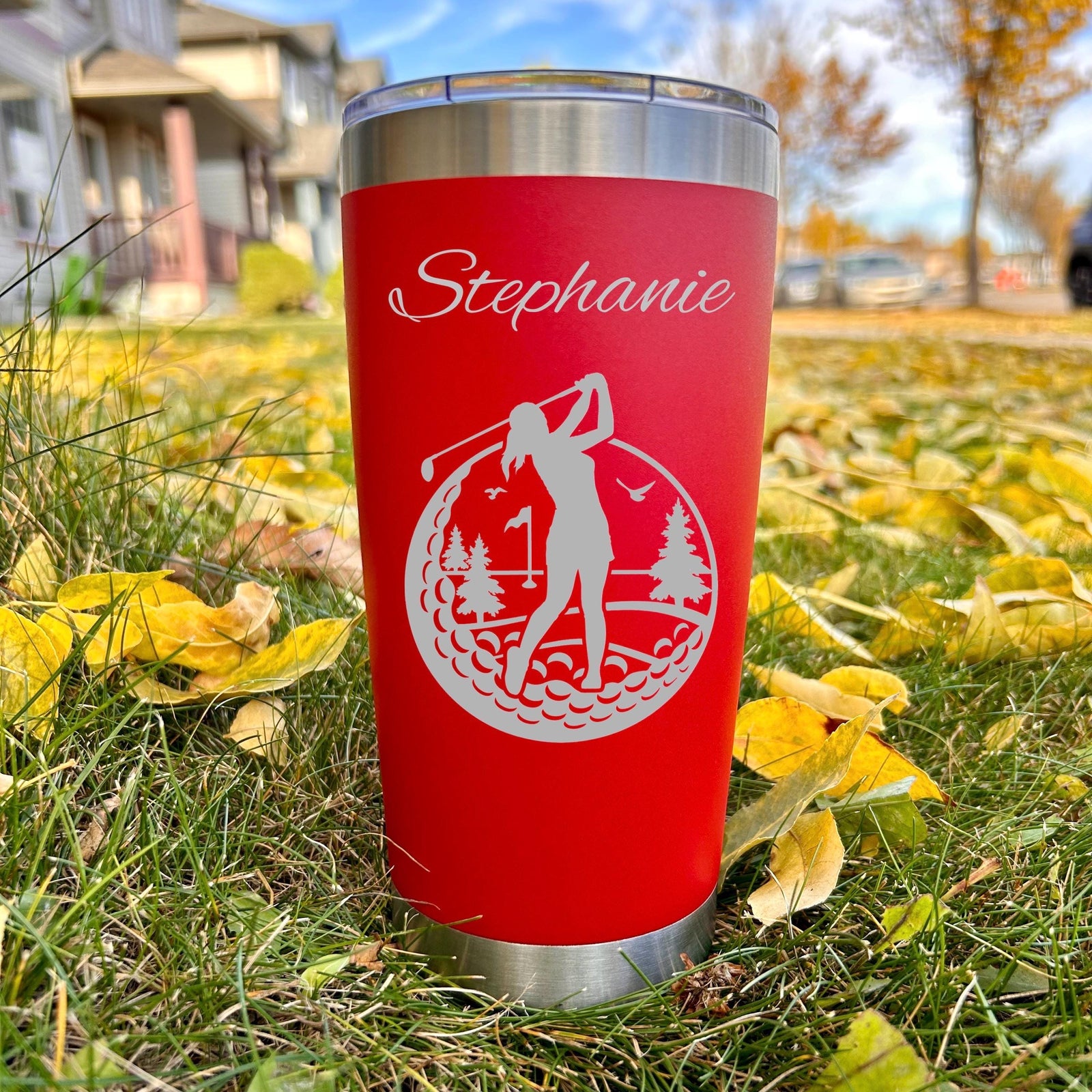 Golf 20oz Engraved Tumbler