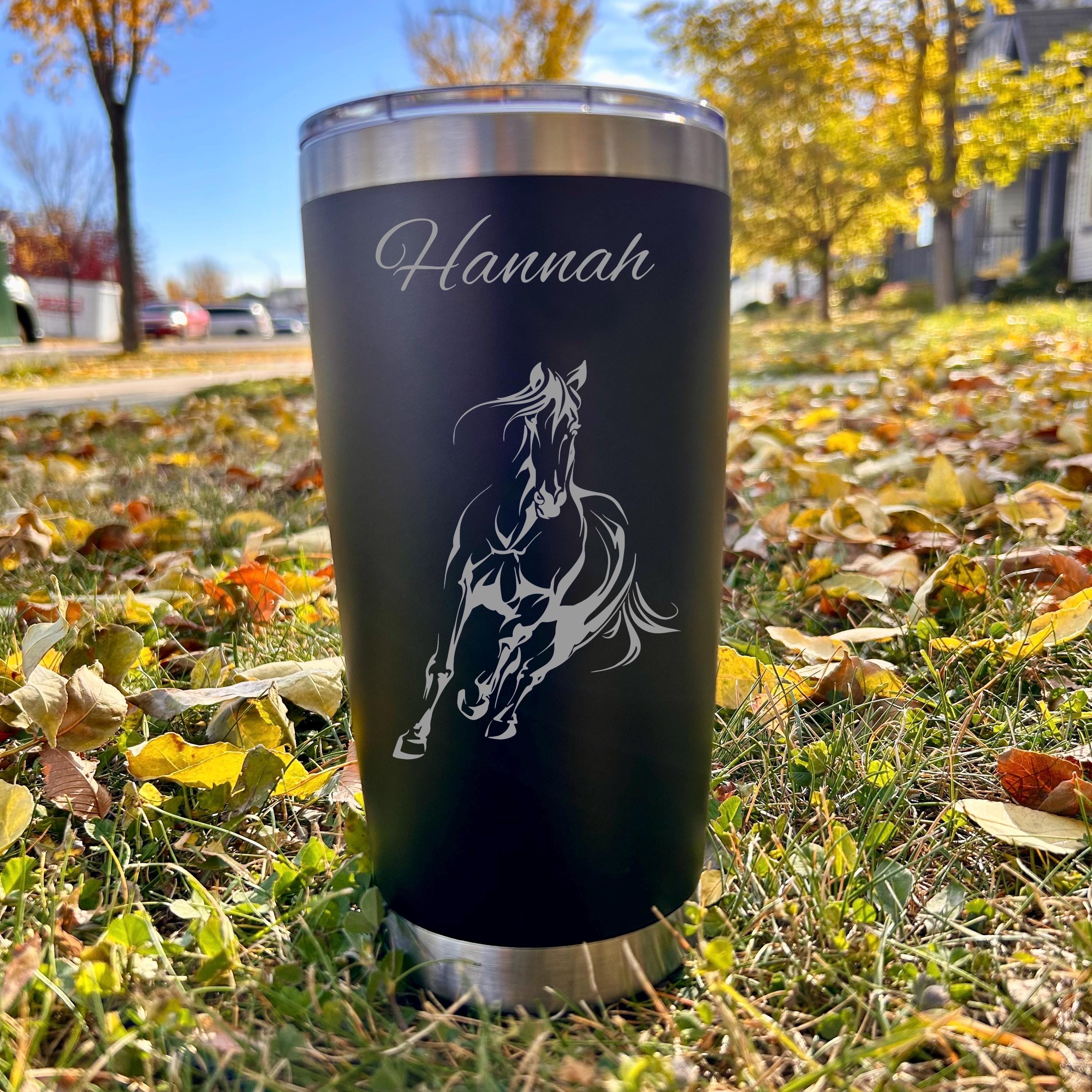Horse 20oz Engraved Tumbler