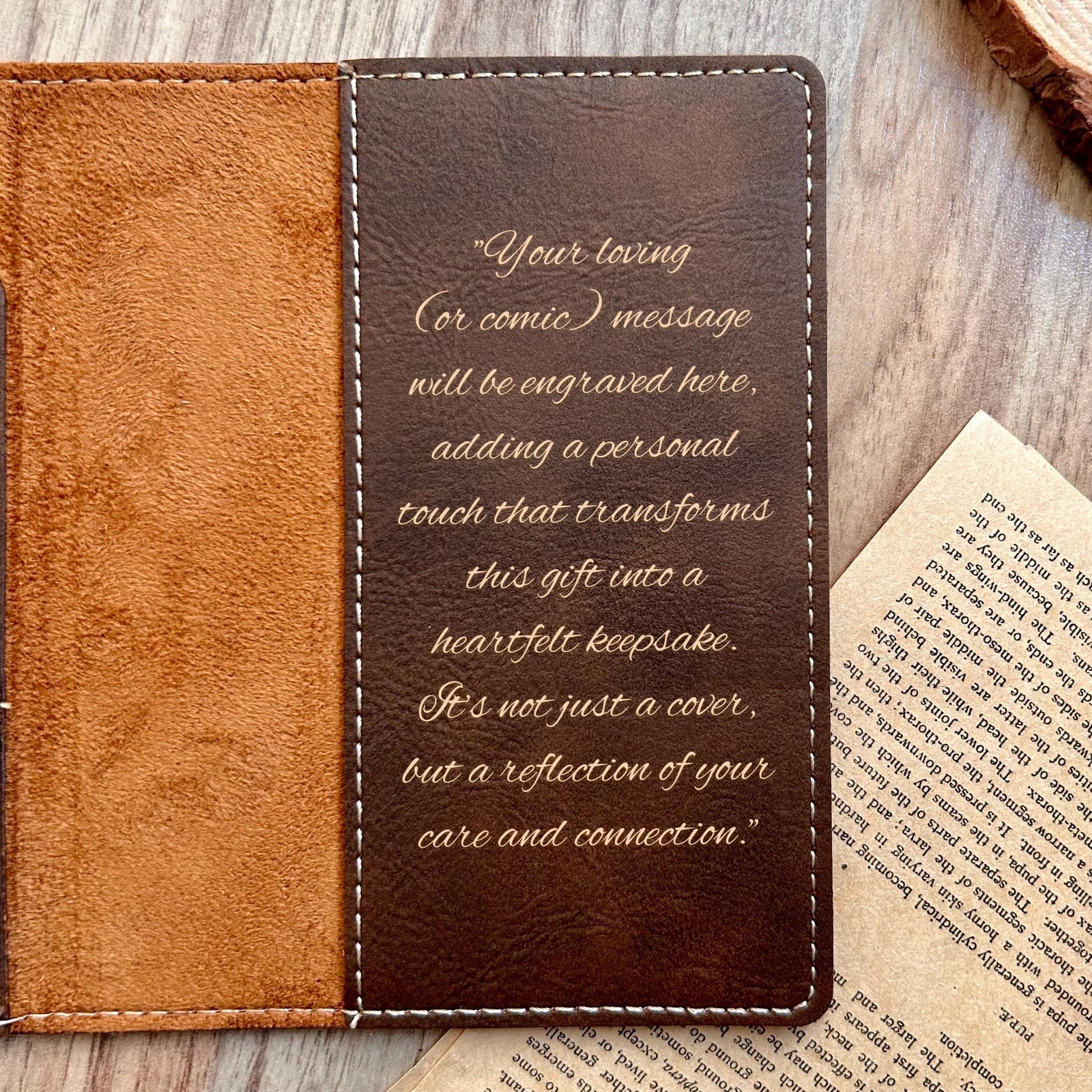 Gold Humming Bird Passport Cover