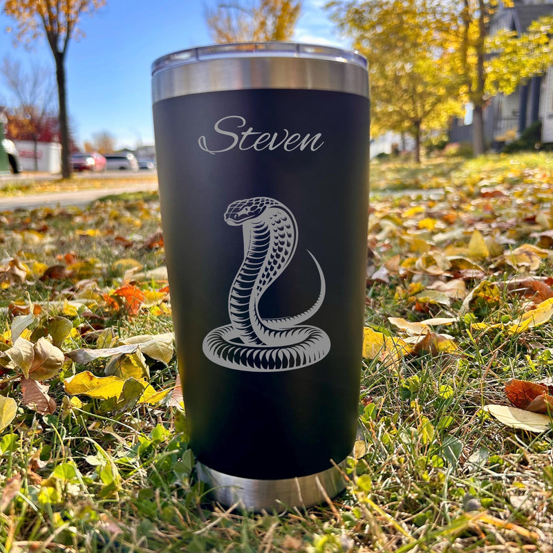 King Cobra 20oz Engraved Tumbler