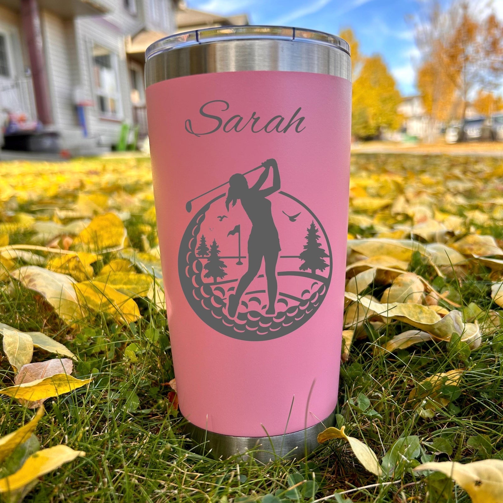 Golf 20oz Engraved Tumbler