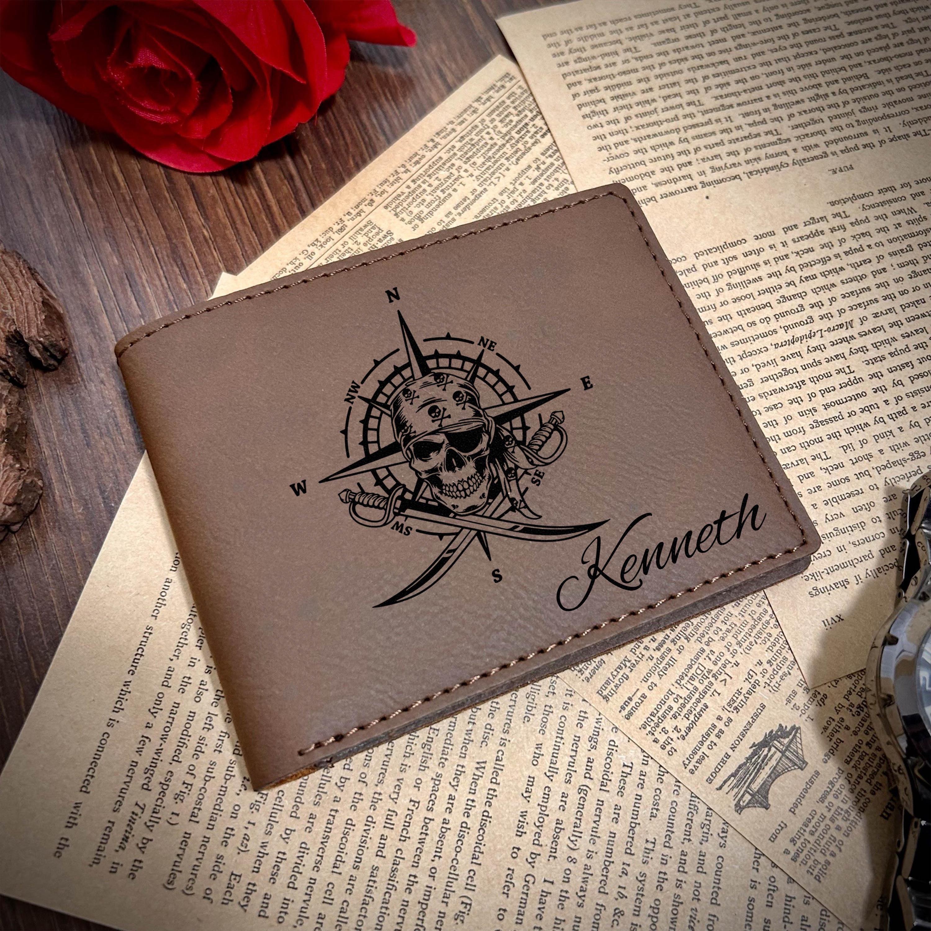Pirate Leather Wallet – Design #21
