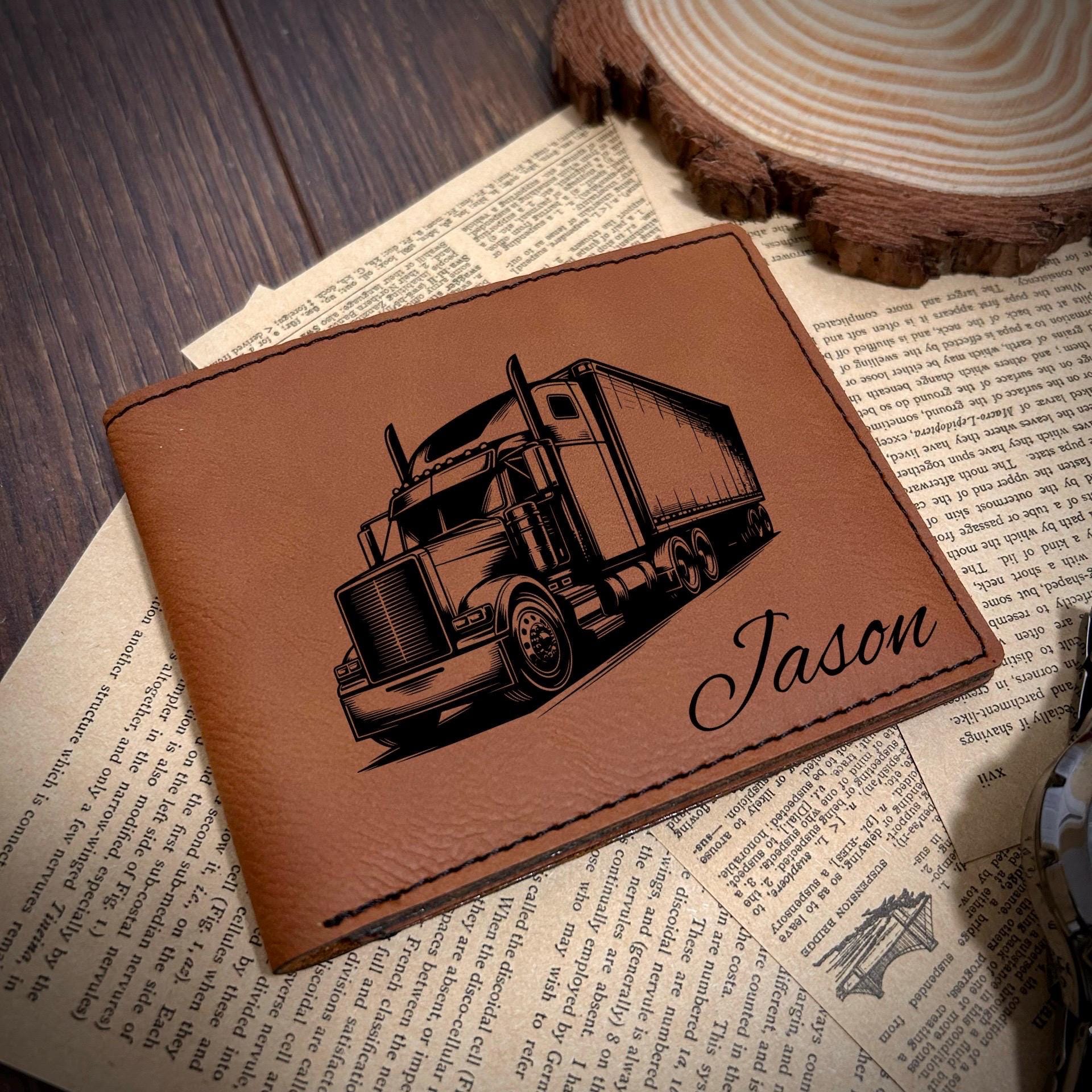 Truck Leather Wallet – Design #23