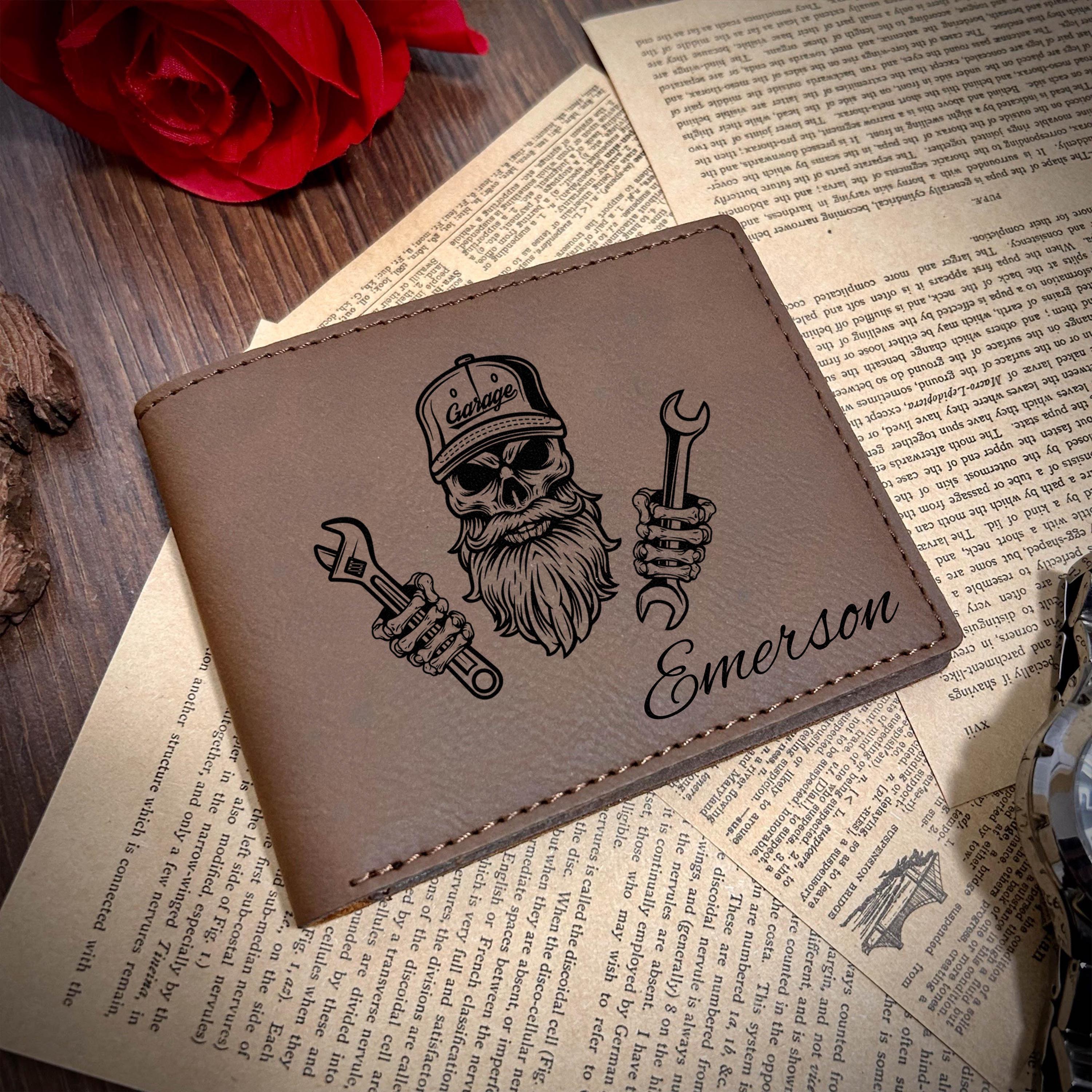 Mechanic Leather Wallet – Design #26
