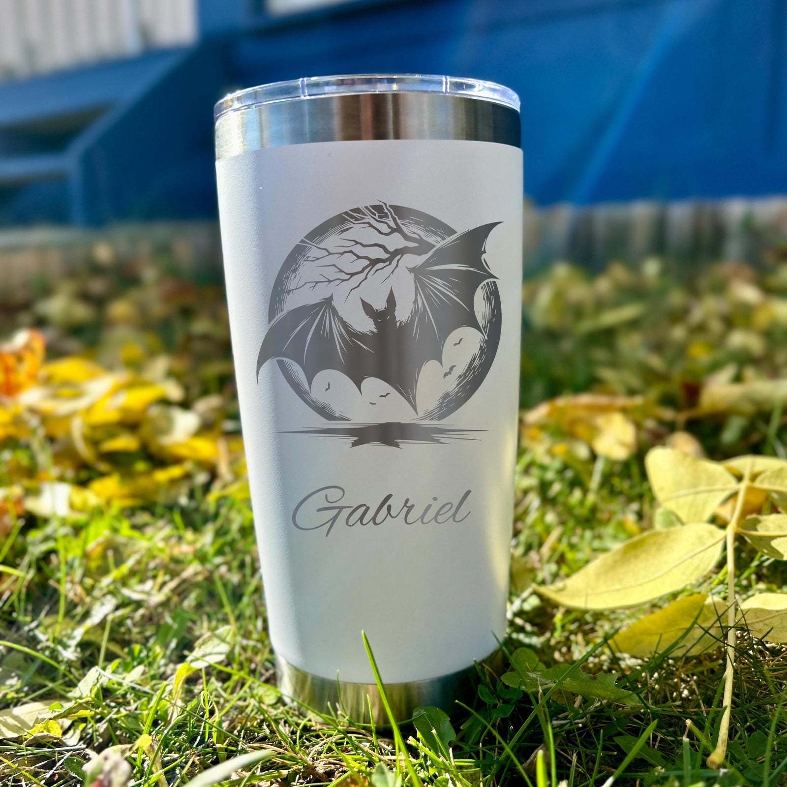 Bat 20oz Tumbler Engraved