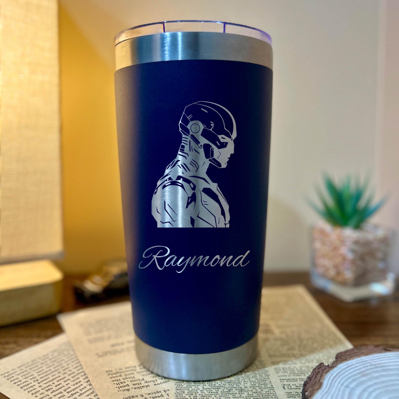 Cyborg 20oz Engraved Tumbler