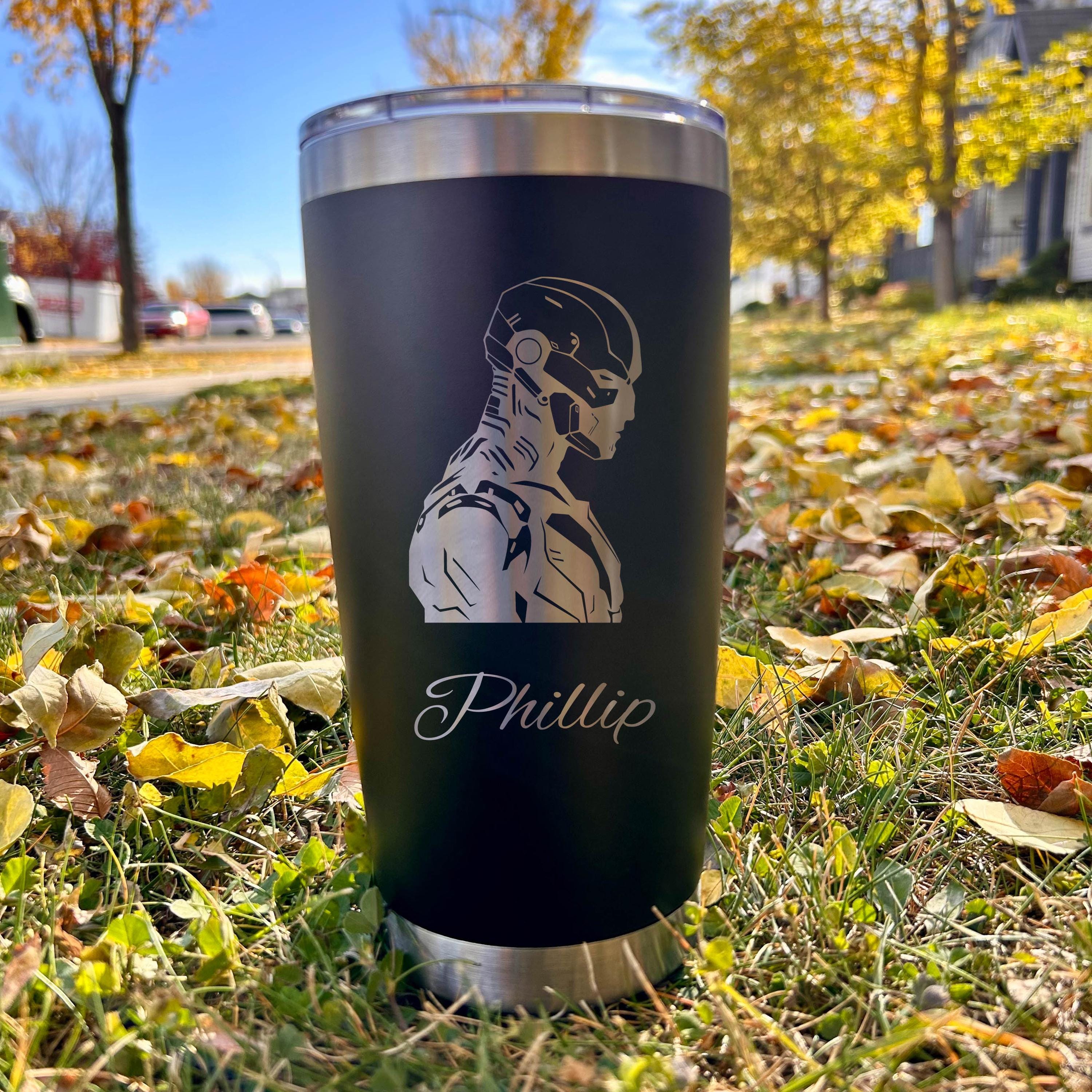 Cyborg 20oz Engraved Tumbler
