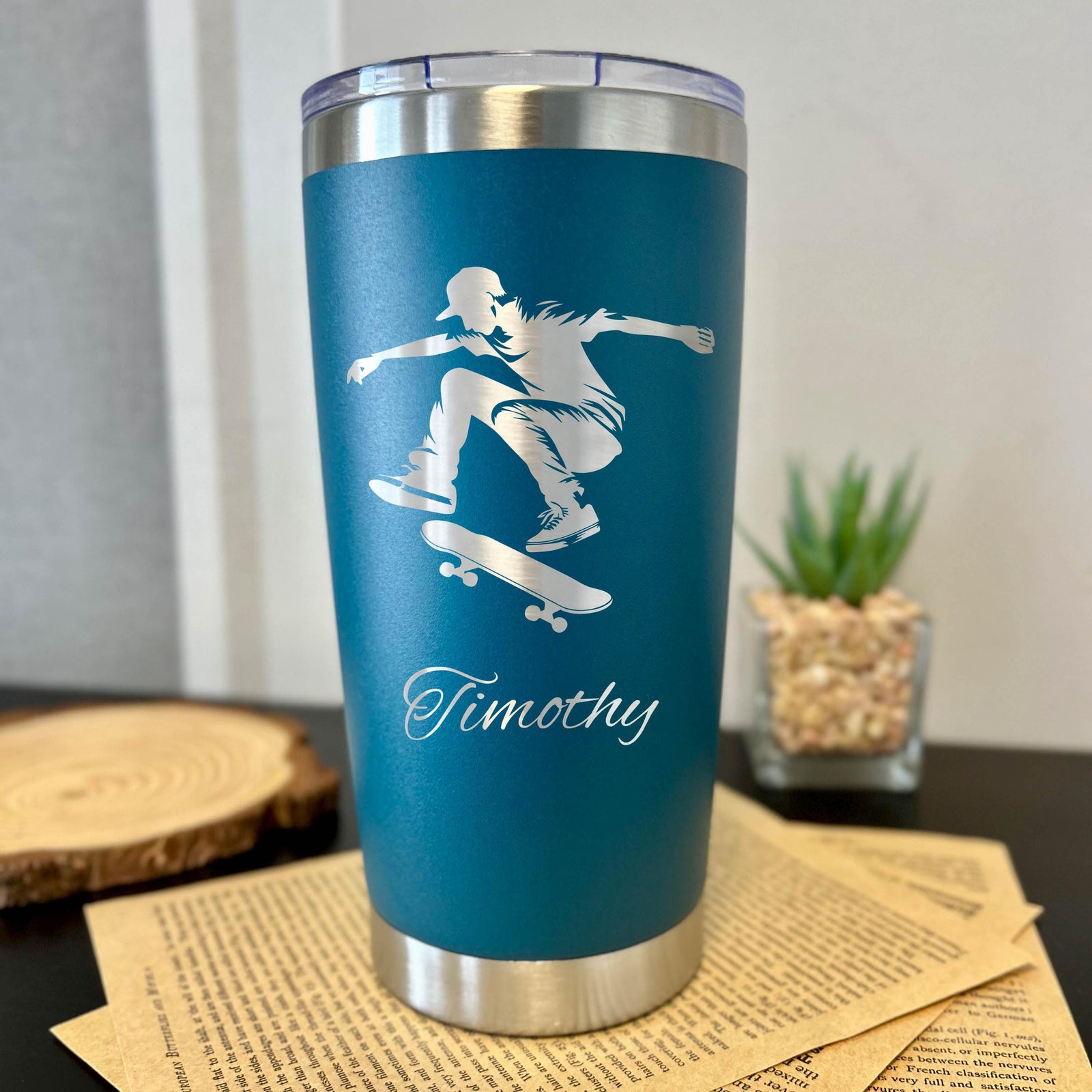 Skater 20oz Engraved Tumbler