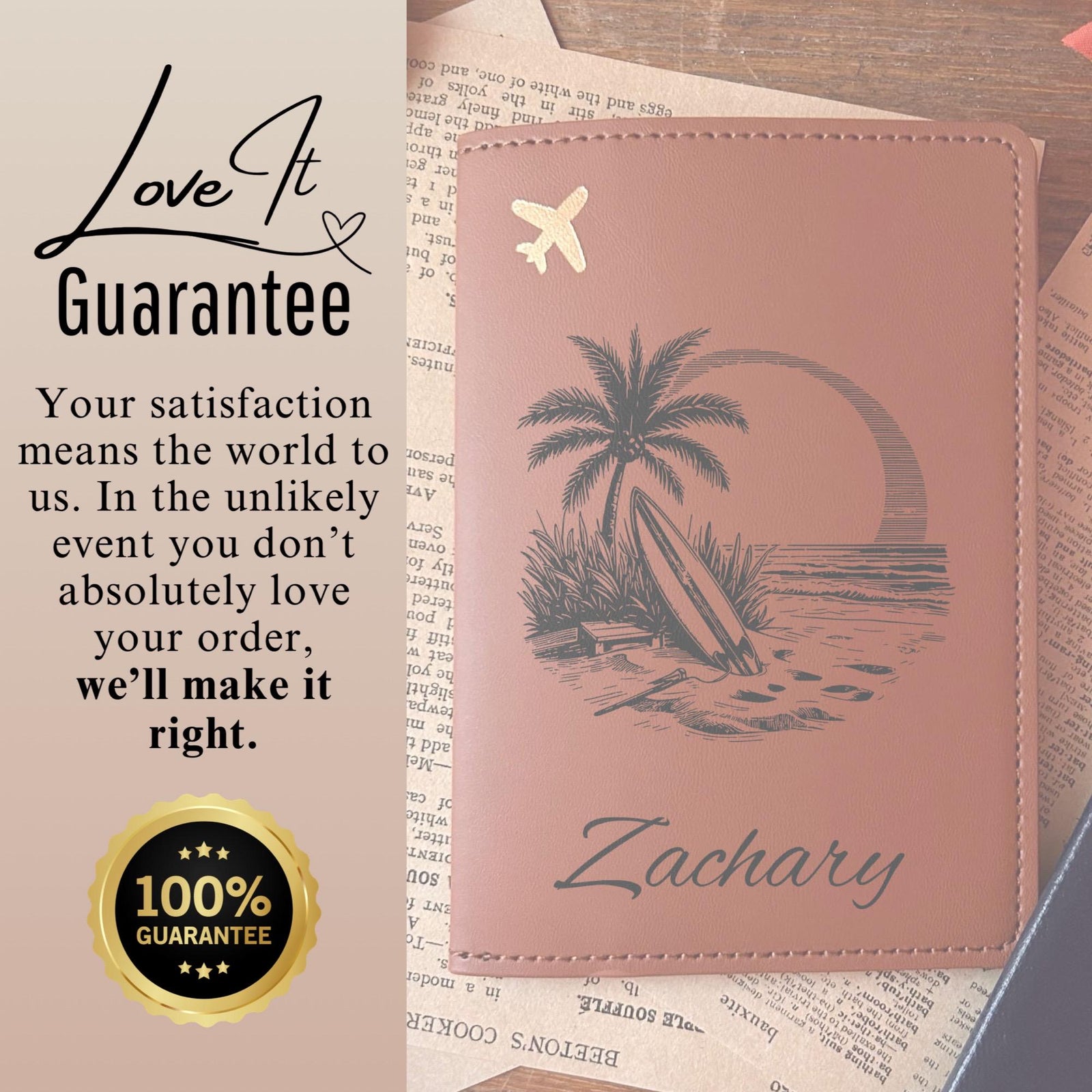 Surf Passport Cover – Design #7