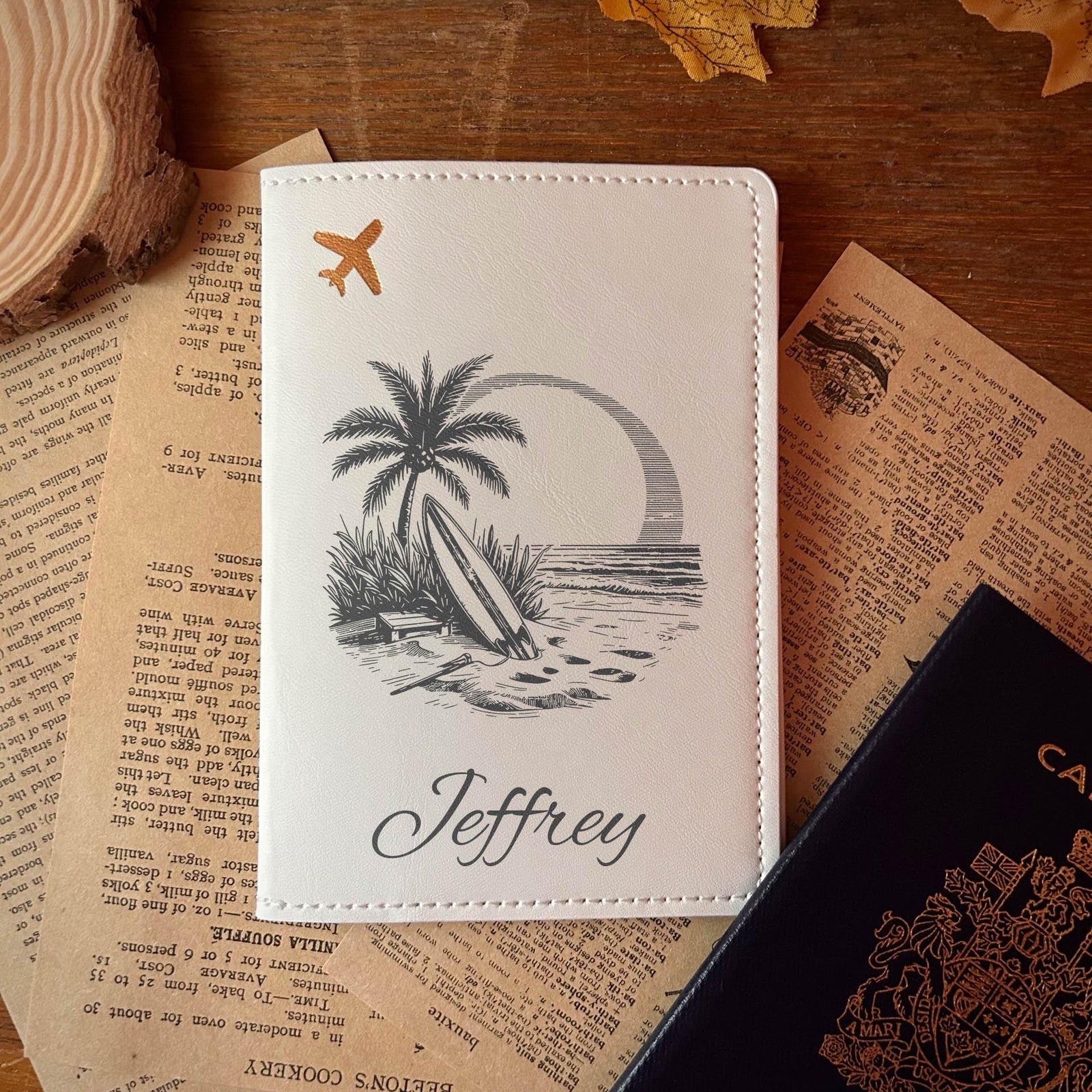 Surf Passport Cover – Design #7