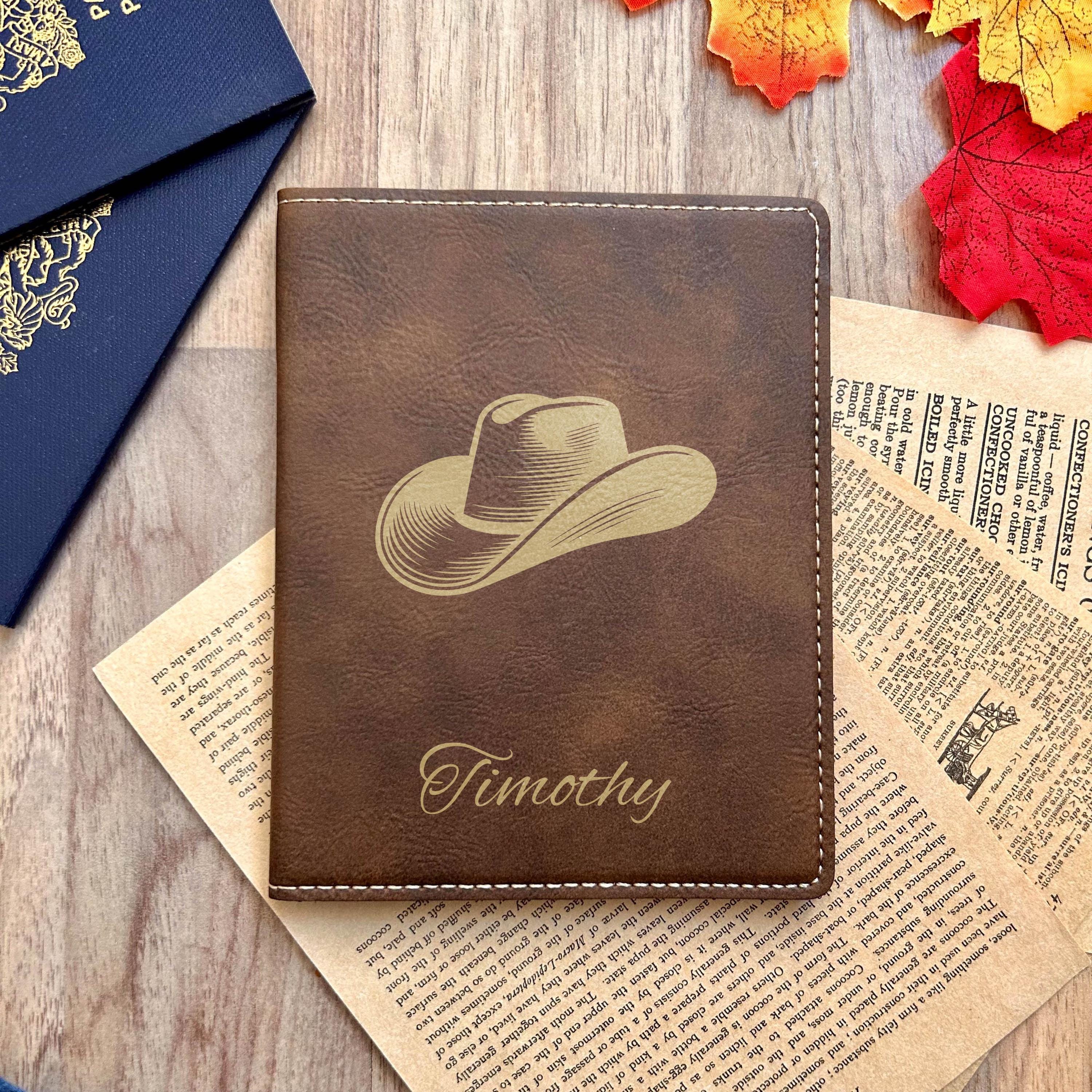 Gold Cowboy Hat Passport Cover – Design #10