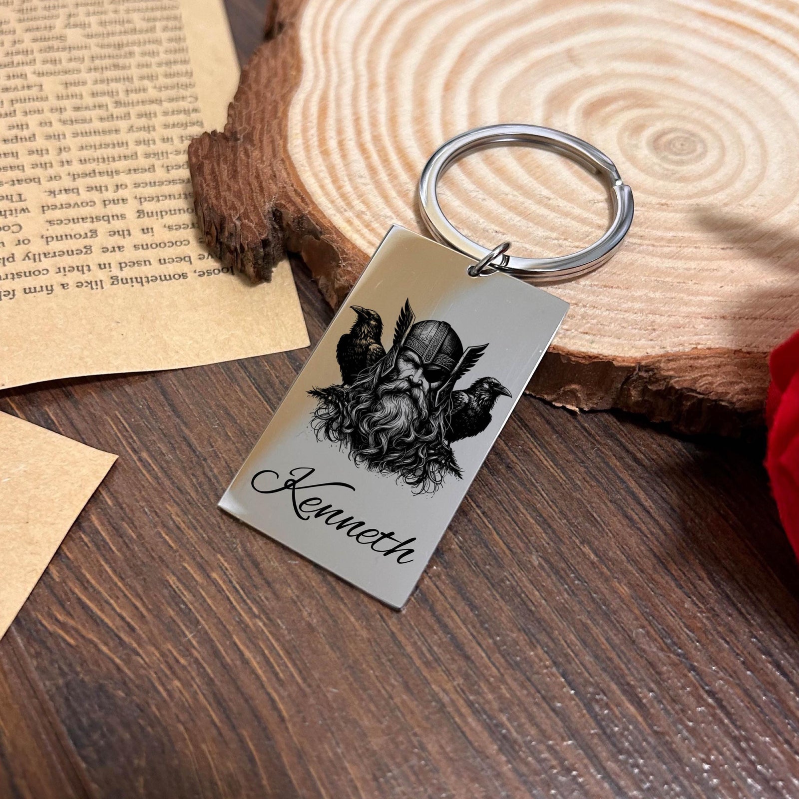 Odin Keychain Stainless Steel