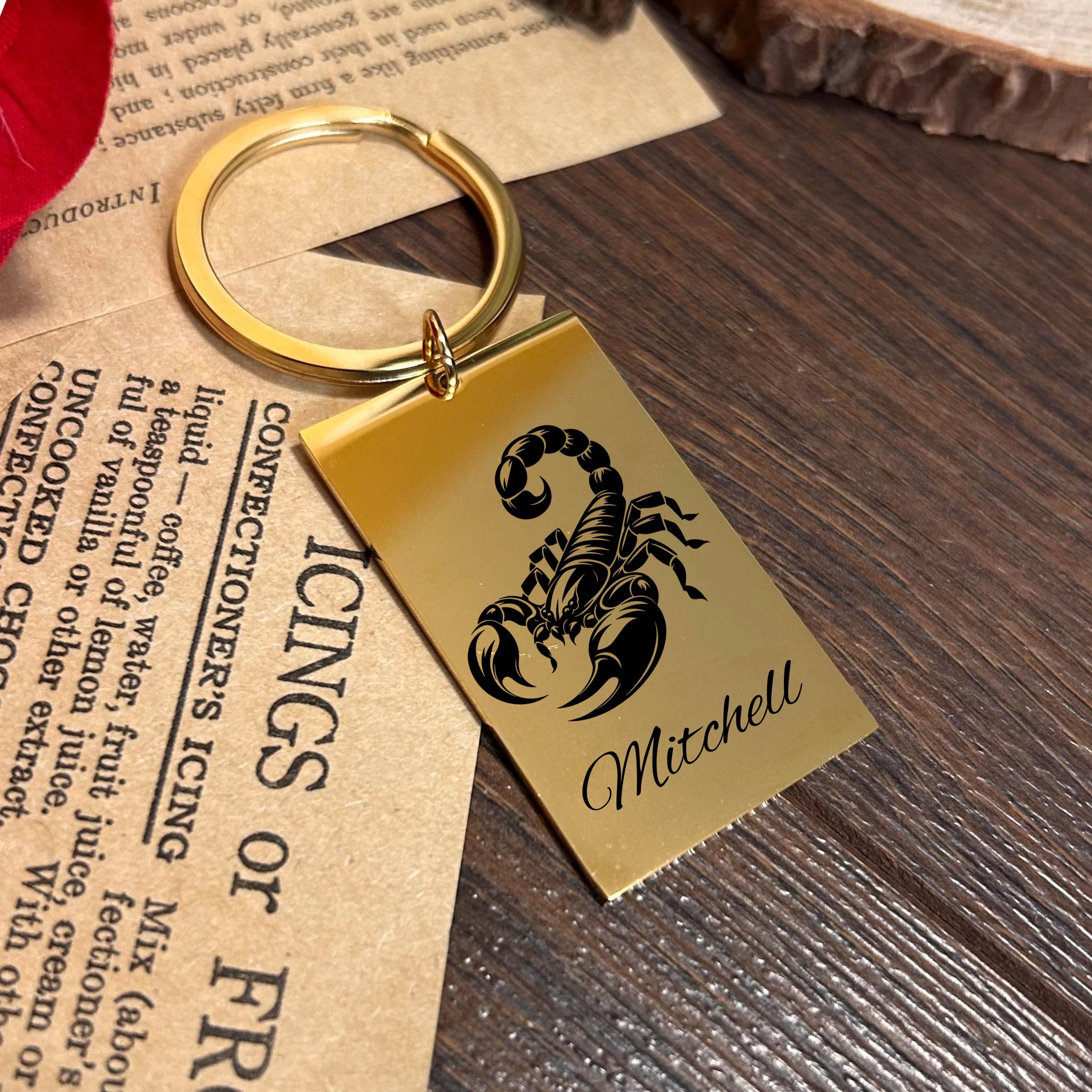 Scorpion Keychain Stainless Steel