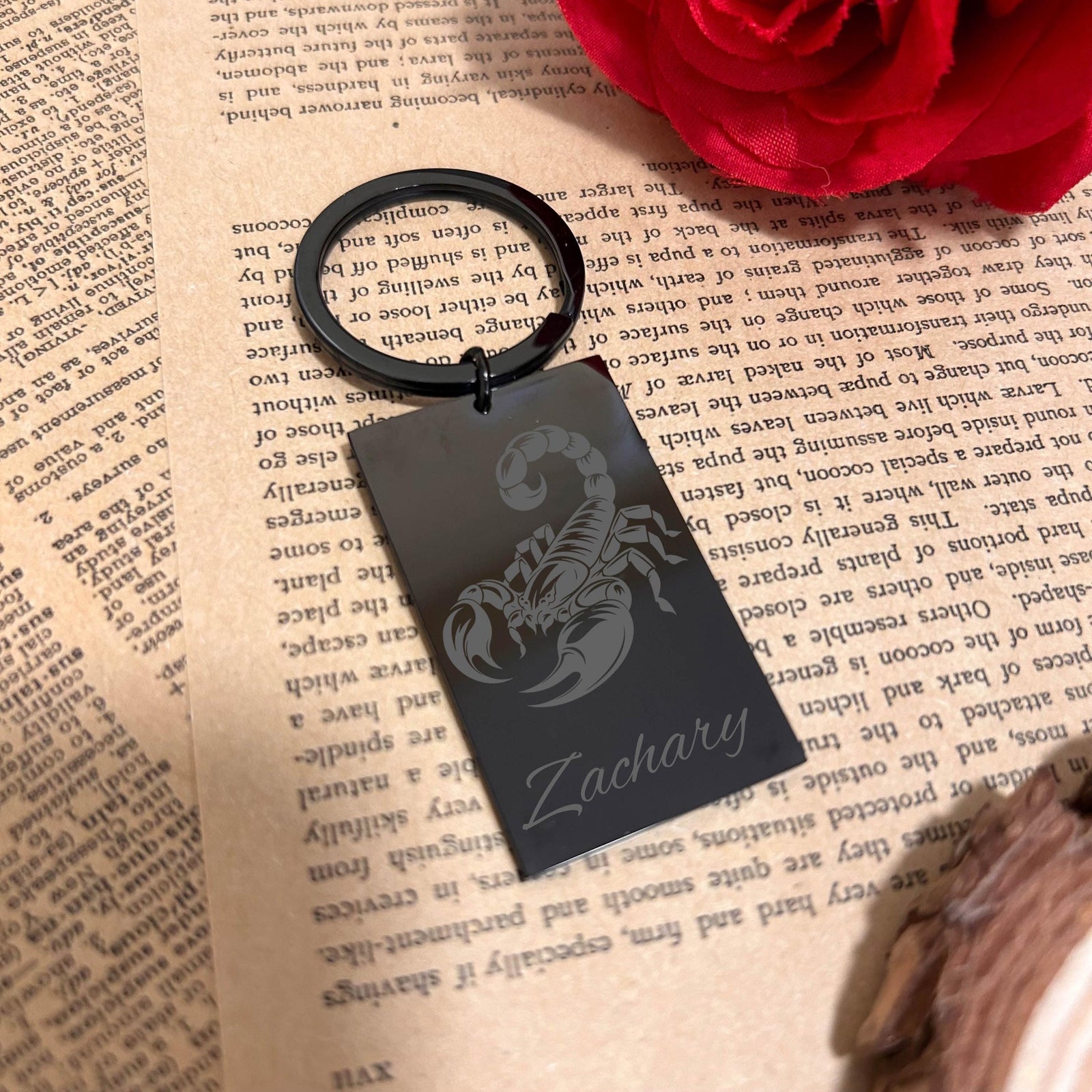 Scorpion Keychain Stainless Steel