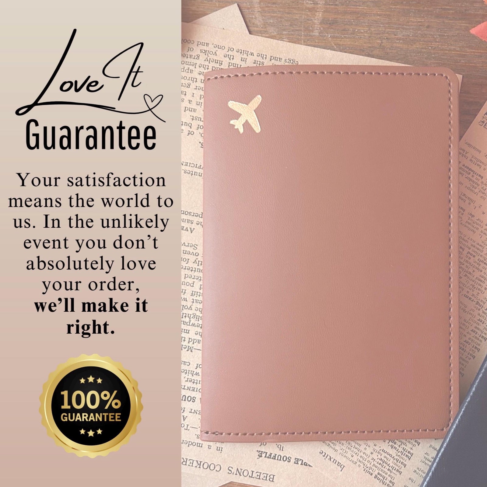 Knight Passport Cover – Soft Vegan Leather – Soft Vegan Leather Design #103