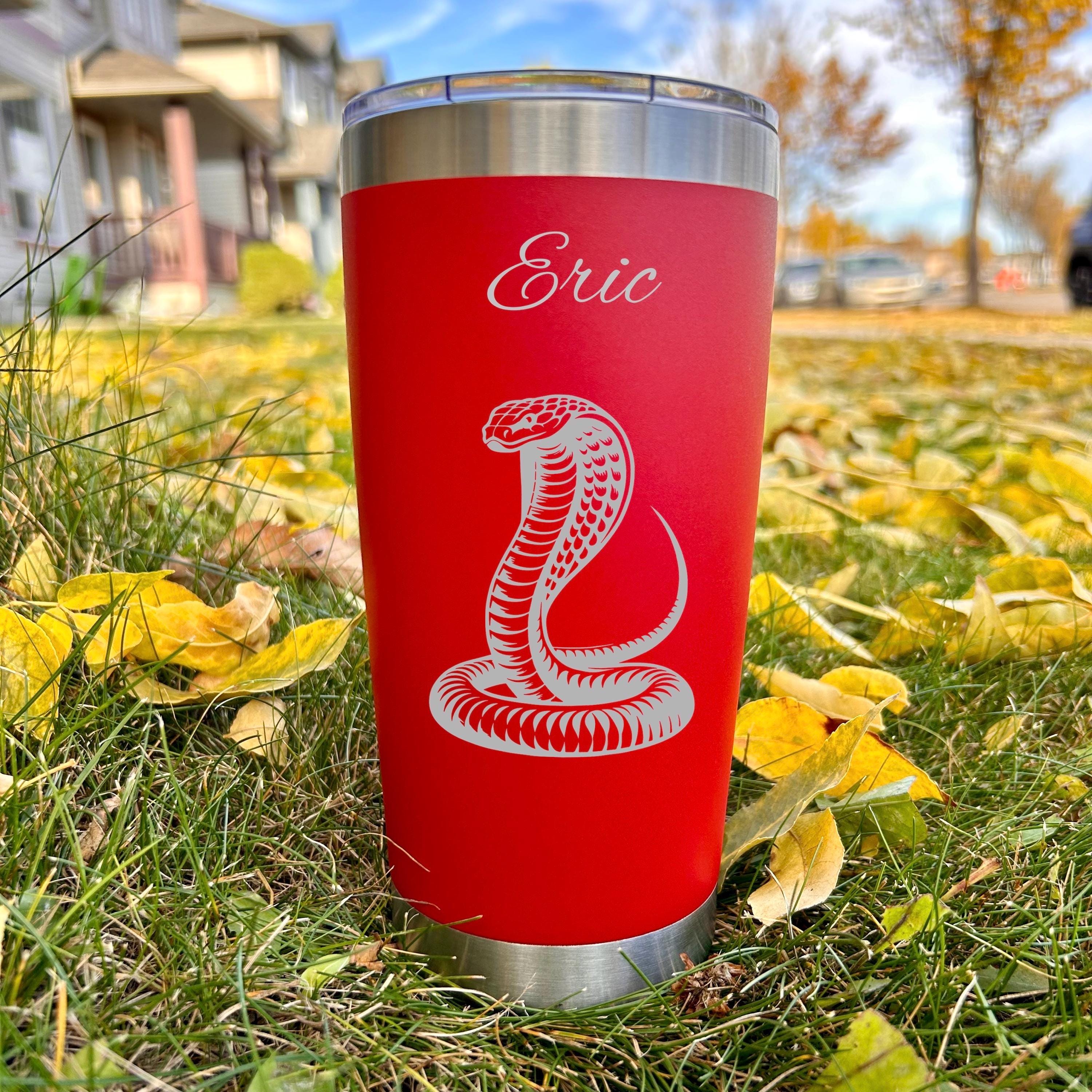 King Cobra 20oz Engraved Tumbler