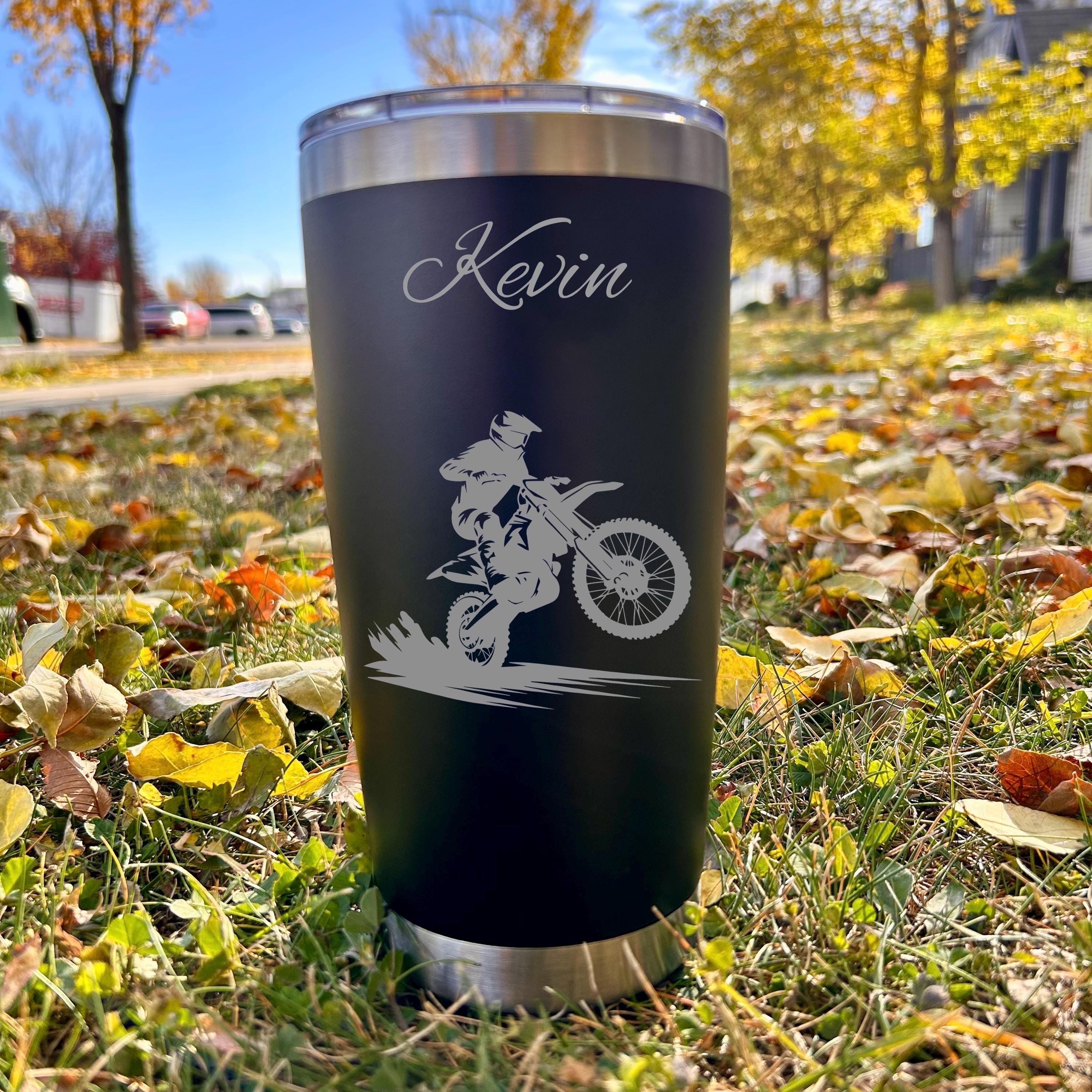 Dirt Biker 20oz Engraved Tumbler