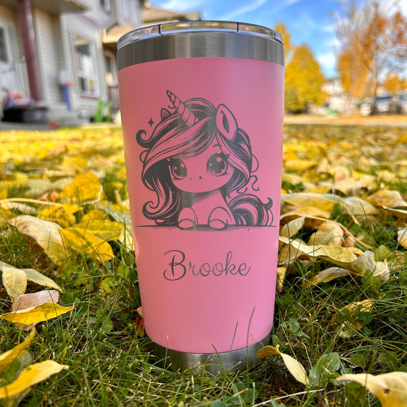 Baby Unicorn 20oz Engraved Tumbler