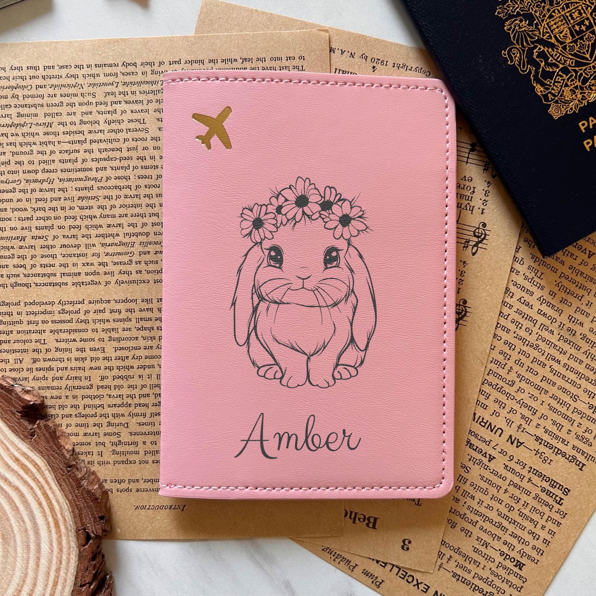 Cute Bunny Passport Cover – Design #36