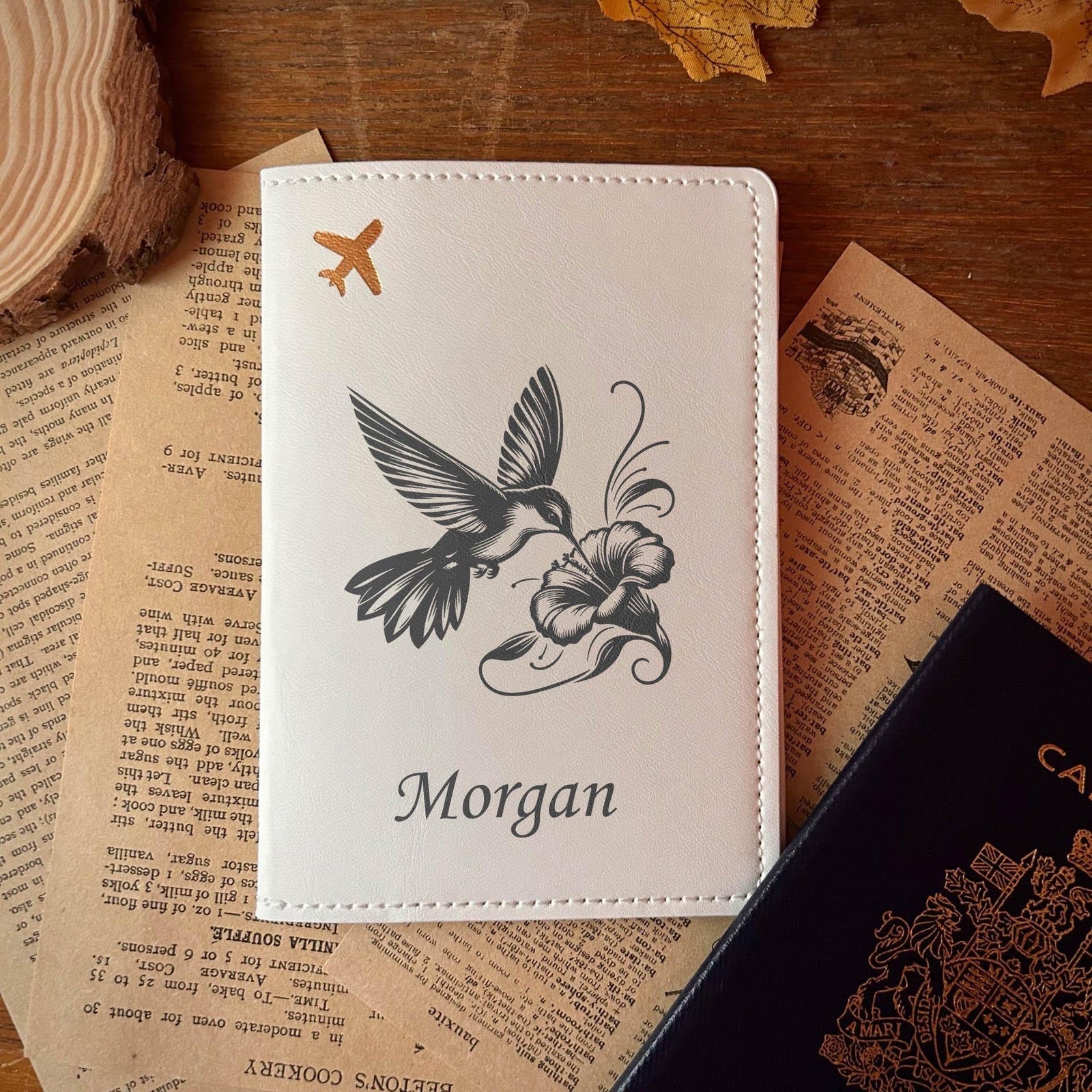 Hummingbird Passport Cover – Design #41