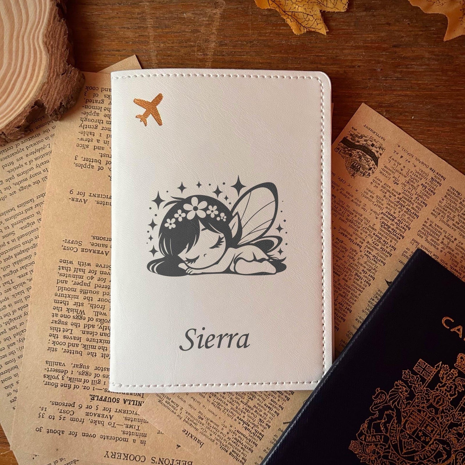 Sleepy Fairy Passport Cover – Design #54