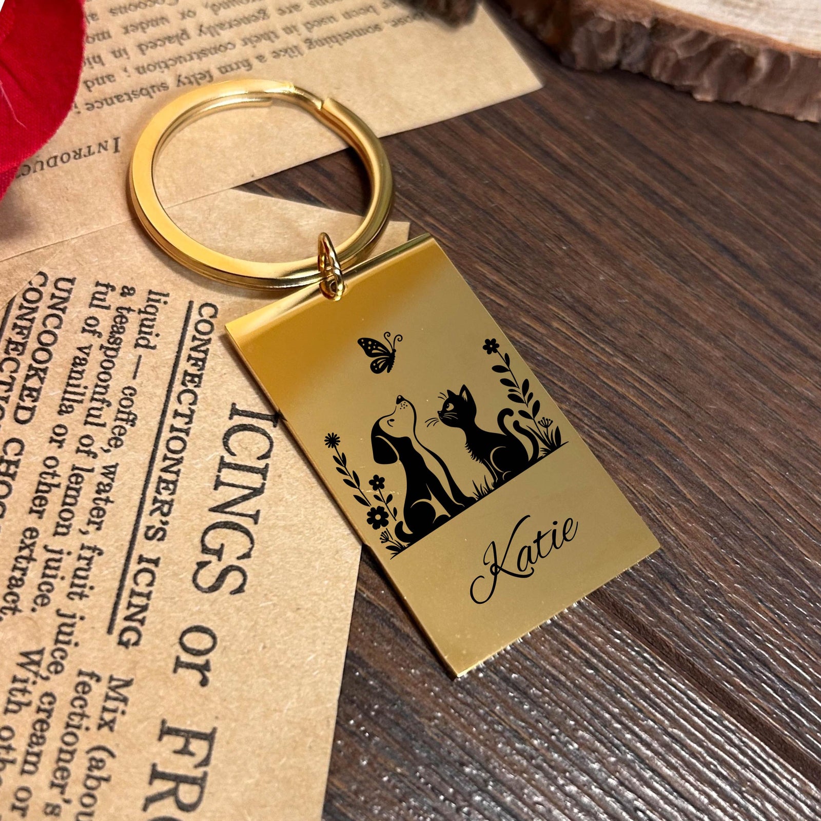 Best Friends Keychain Stainless Steel