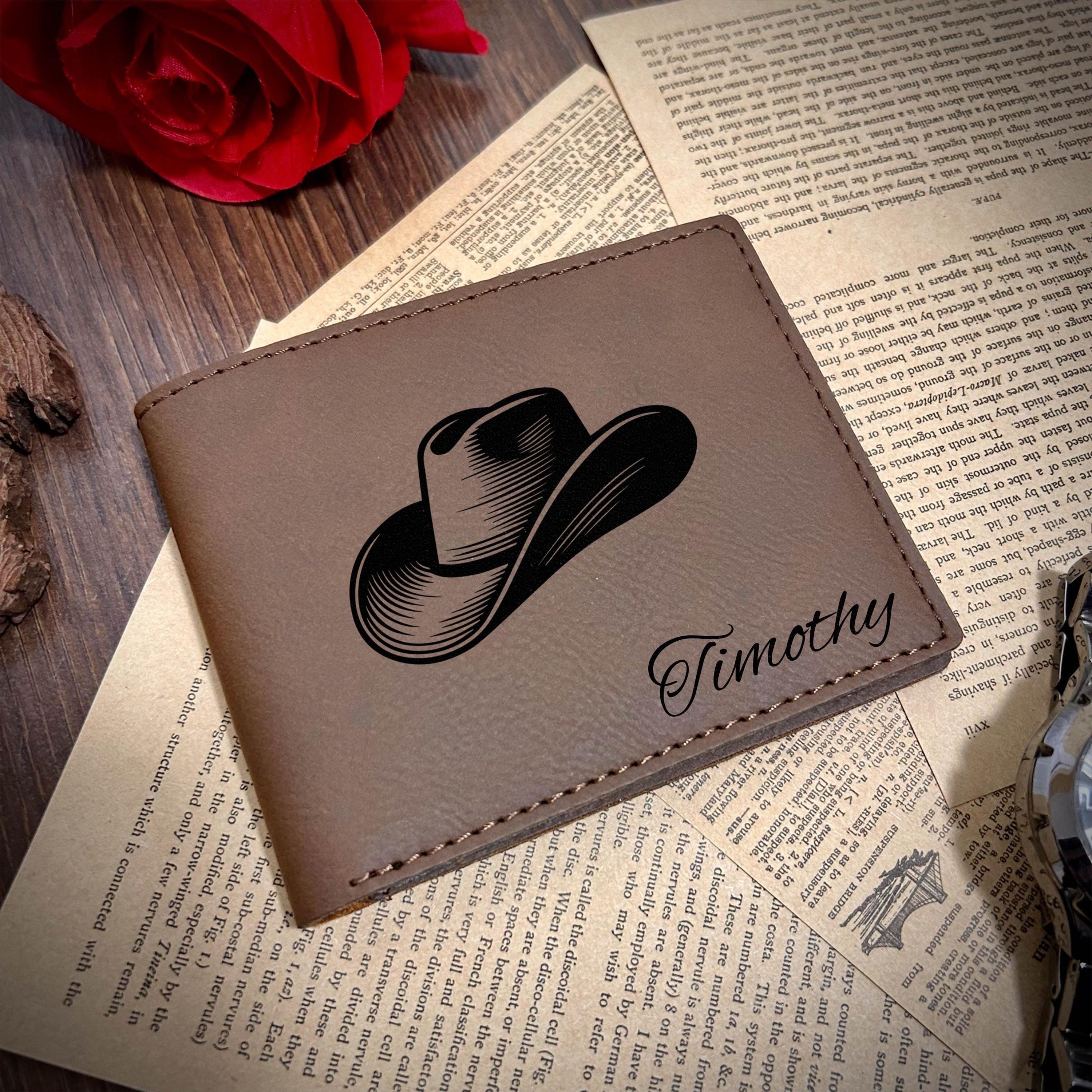 Cowboy Leather Wallet – Design #10
