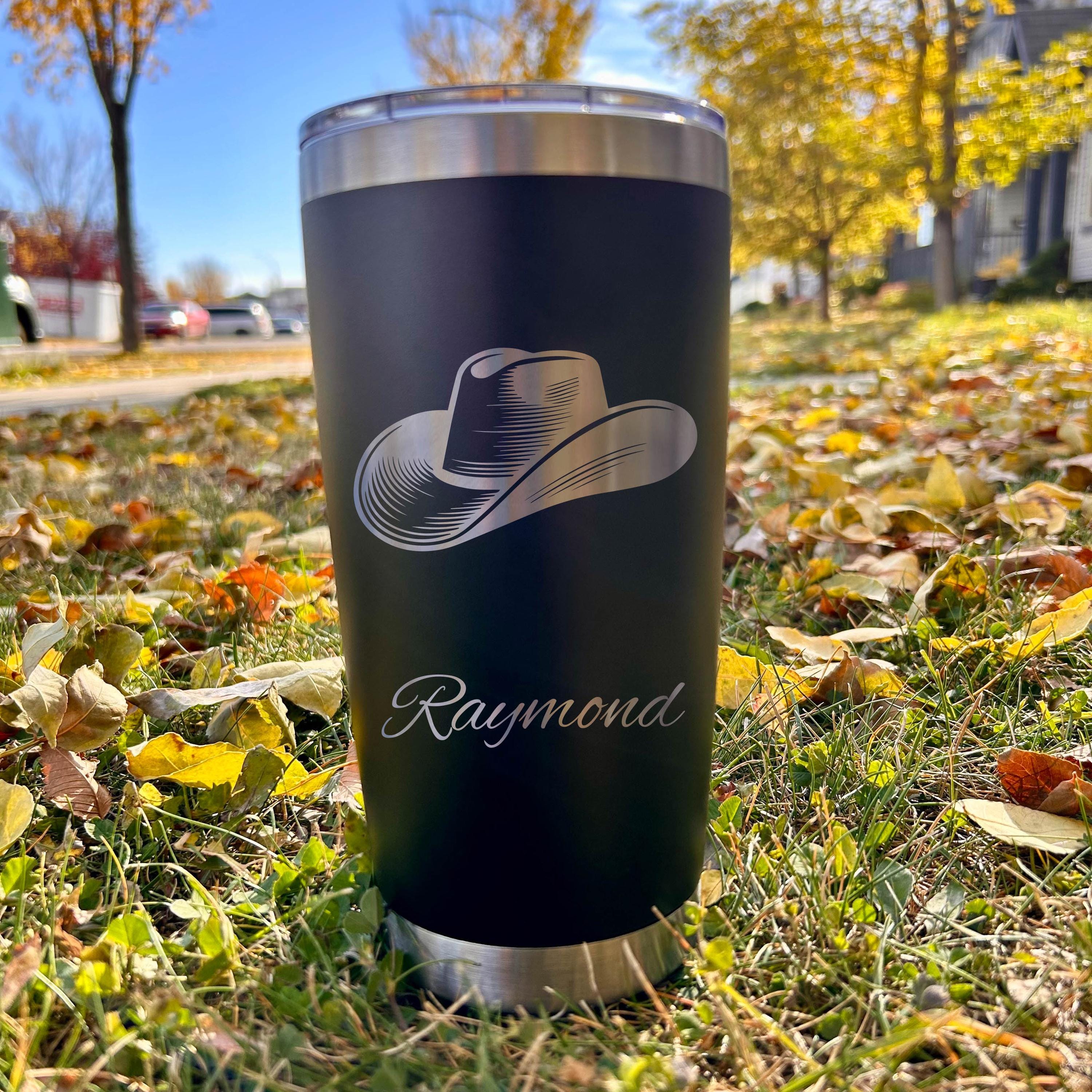 Cowboy Hat 20oz Engraved Tumbler