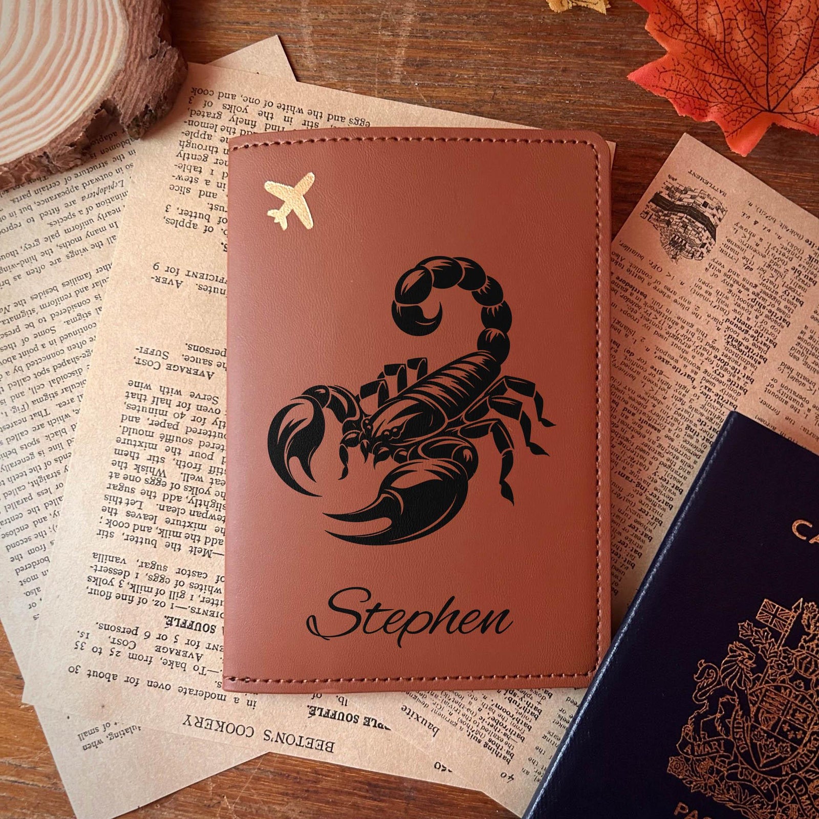Scorpion Passport Cover – Design #22