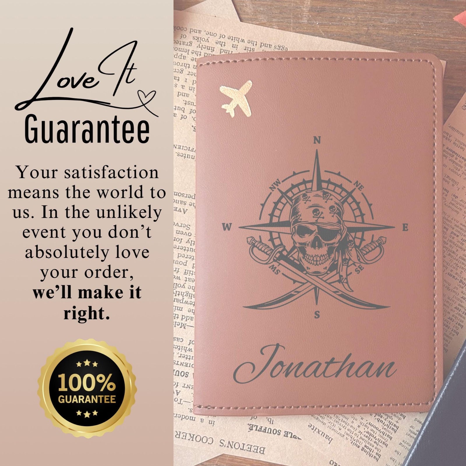 Pirate Passport Cover – Design #21
